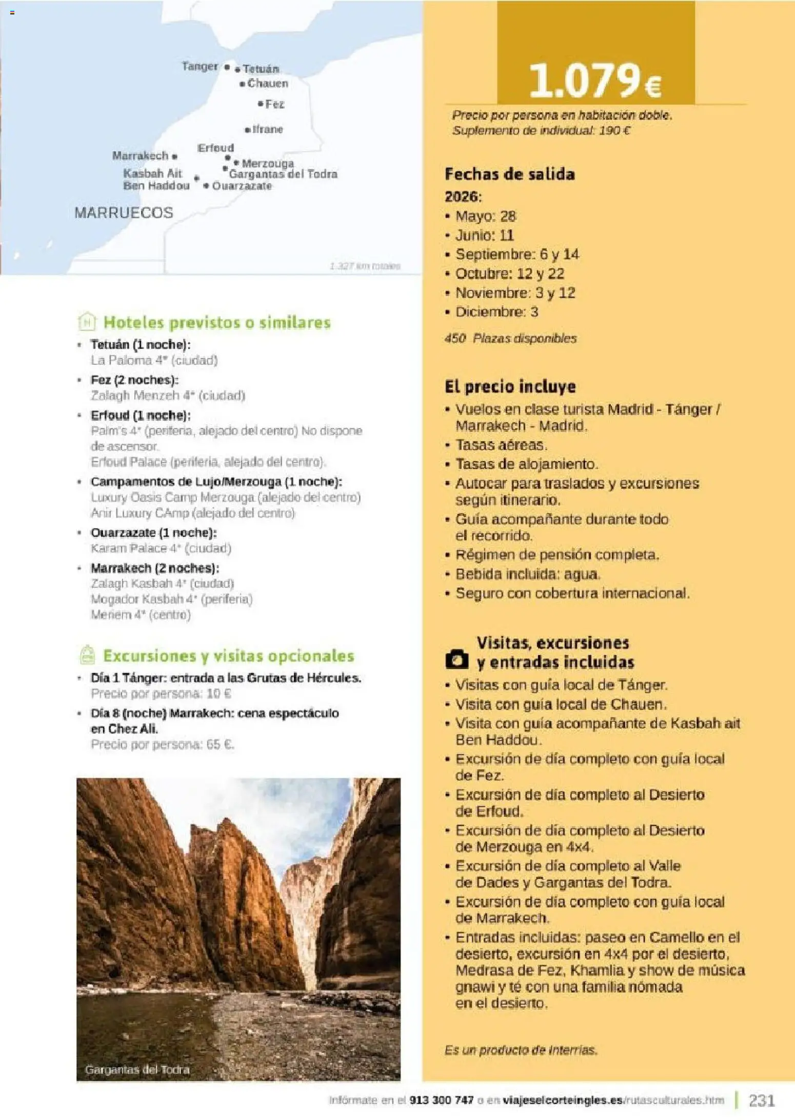 Viajes El Corte Inglés Rutas Culturales de la Comunidad de Madrid │ válido desde el 01.04.2026 | Página: 231 | Productos: Té