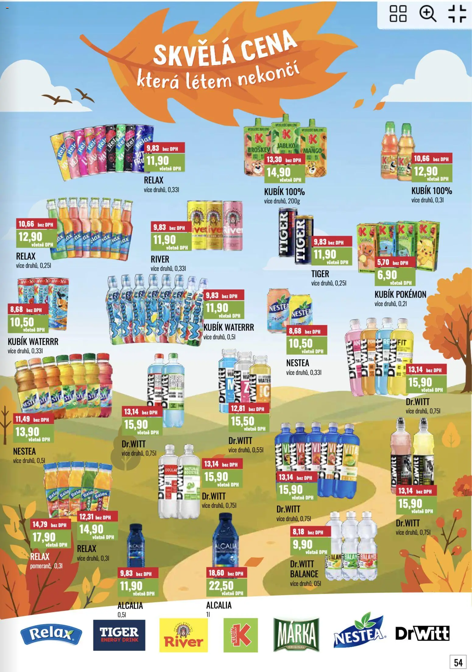 Ratio leták od 01.10.2026 | Strana: 55 | Produkty: Nestea, Tiger, Drwitt, Kubík Waterrr