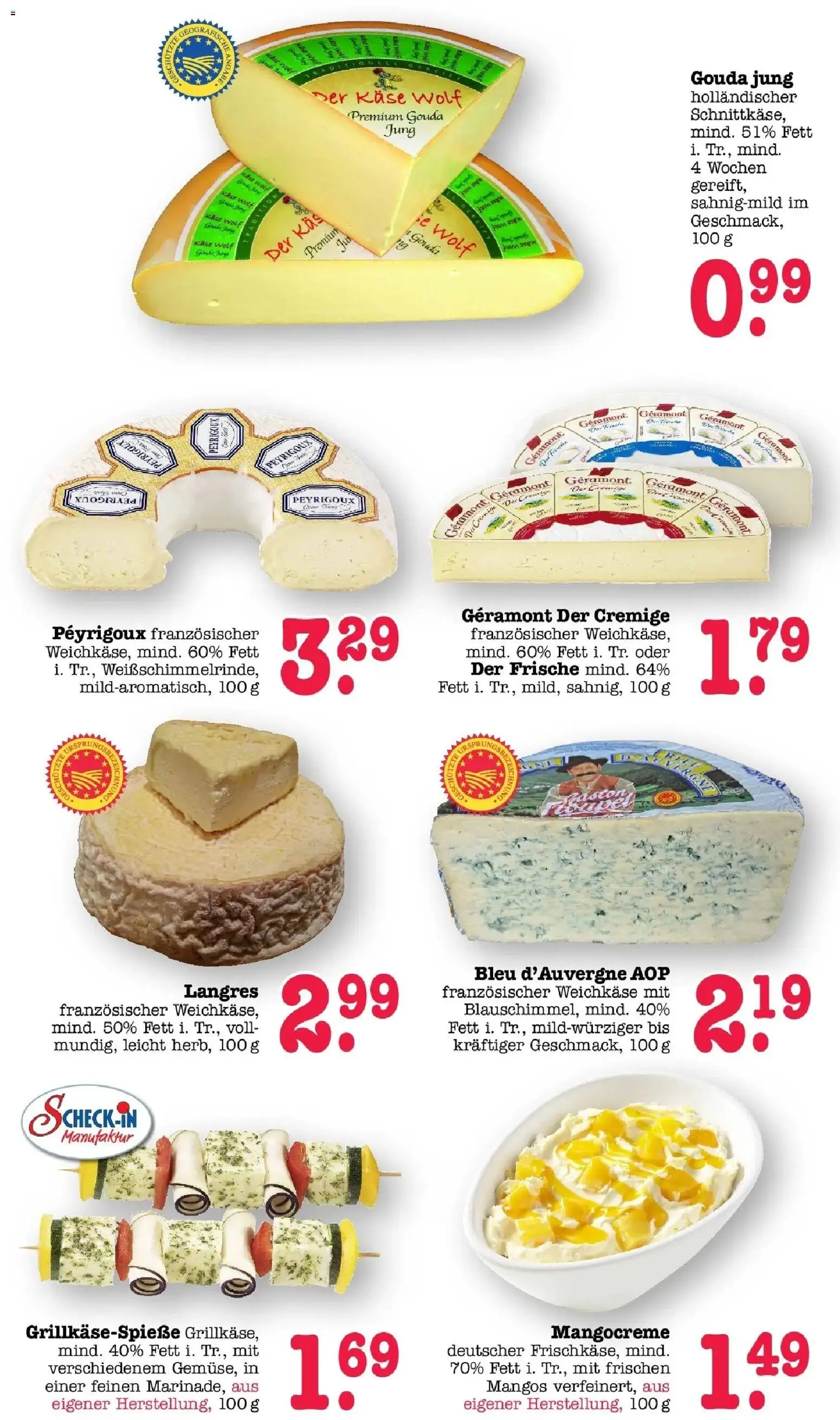 Edeka Prospekt Mainz-Weisenau (ab 10.08.2026) » Angebote Online | Seite: 9 | Produkte: Geramont, Käse, Gouda