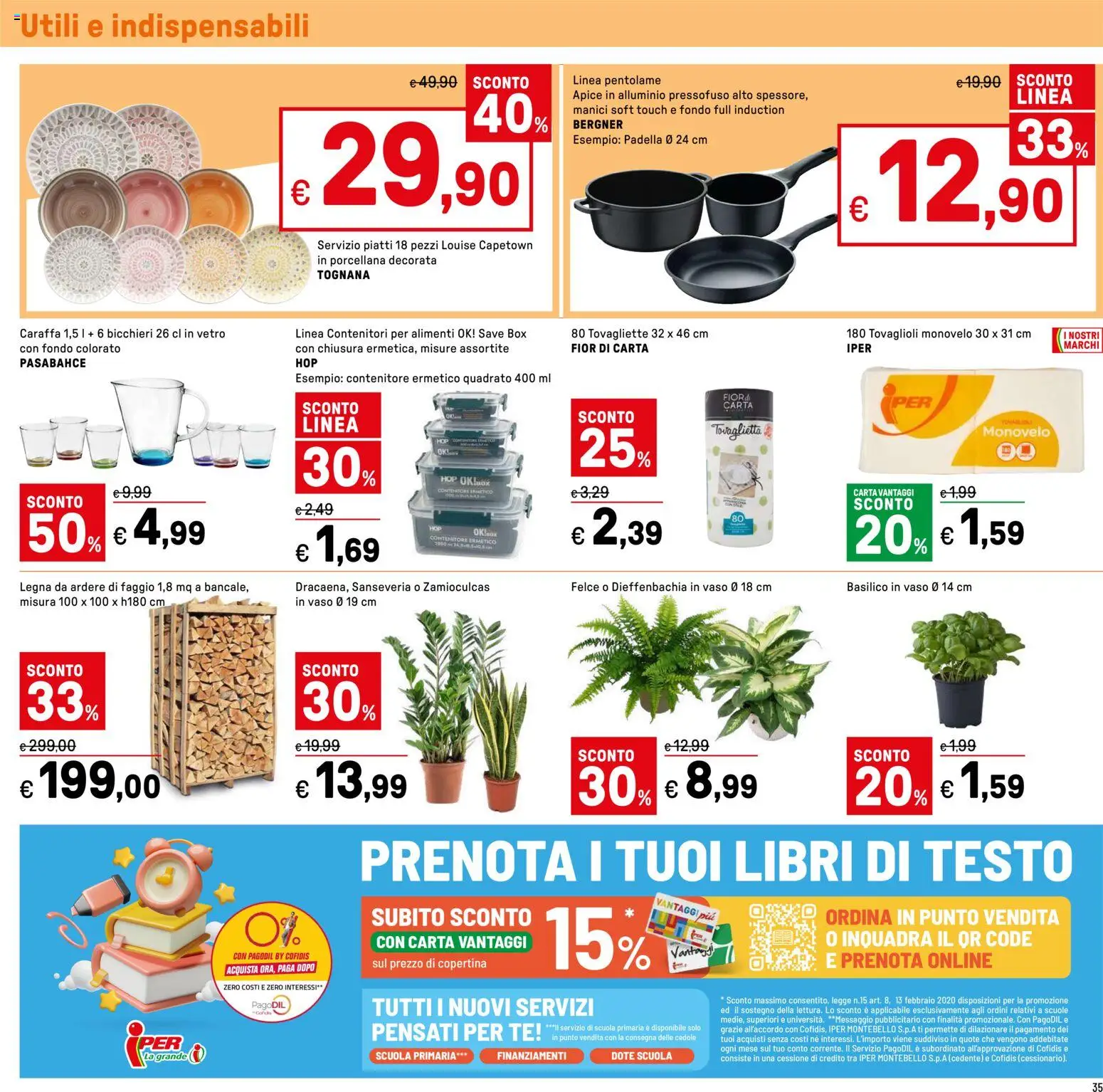 Volantino Iper del 04.06.2026 | Pagina: 35 | Prodotti: Caraffa, Contenitore, Alluminio, Vaso