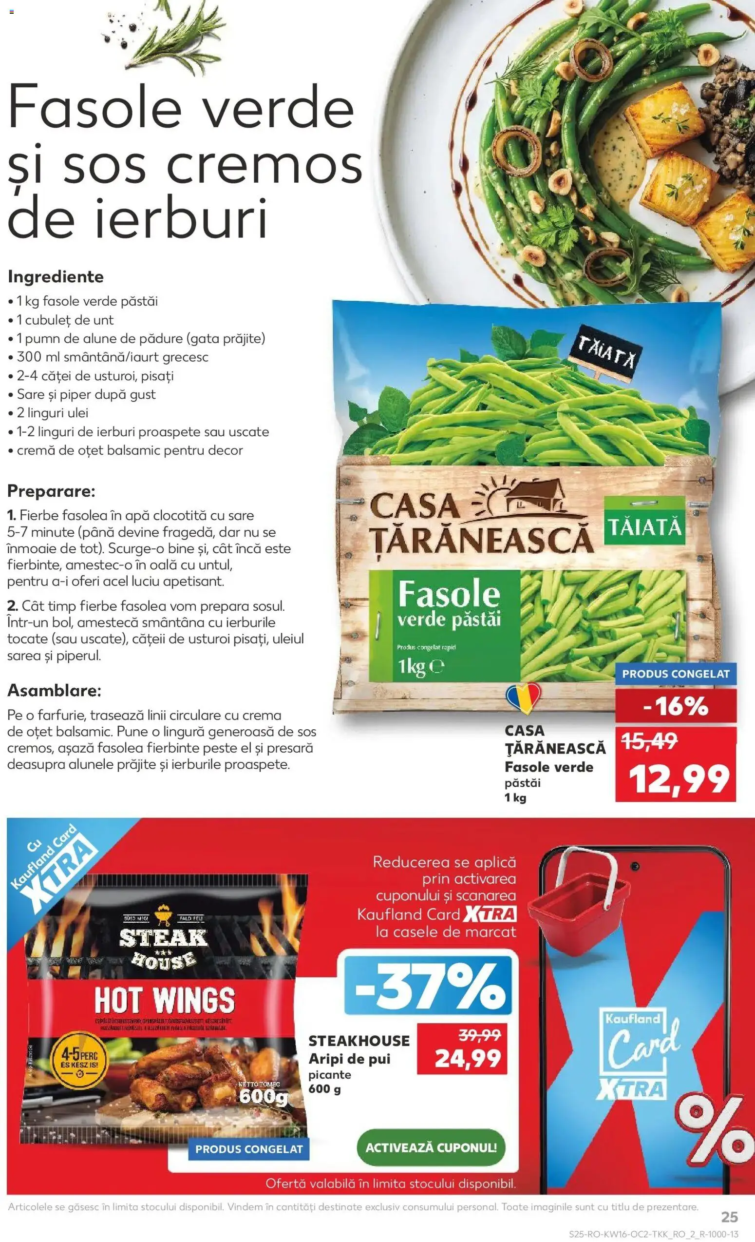 Noul catalog Kaufland – valabil de la 15.04.2026 | Pagină: 25 | Produse: Oțet, Apă, Sos, Usturoi
