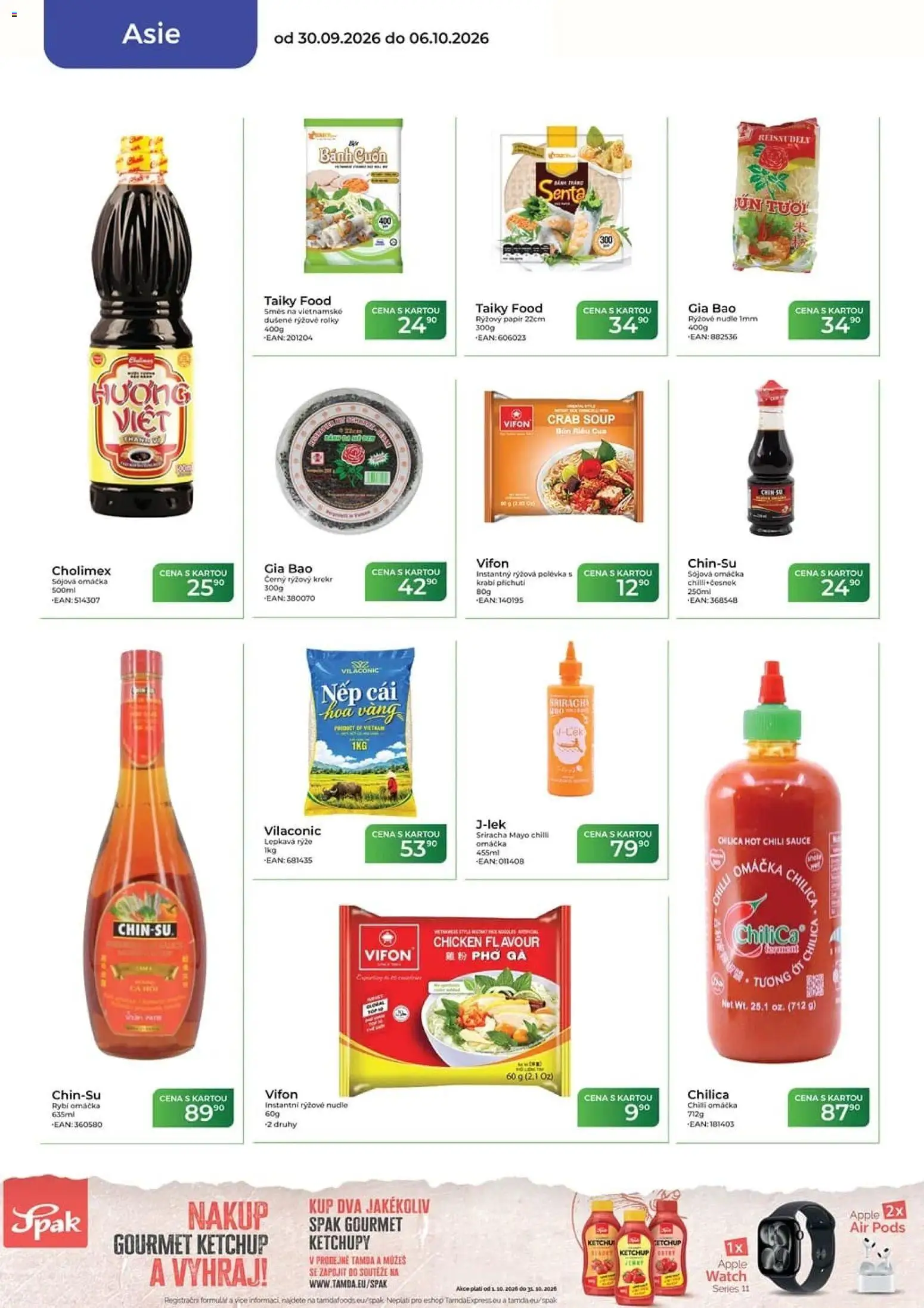 Tamda Foods leták od 30.09.2026 | Strana: 46 | Produkty: Apple, Sriracha, Rýžové nudle, Nudle