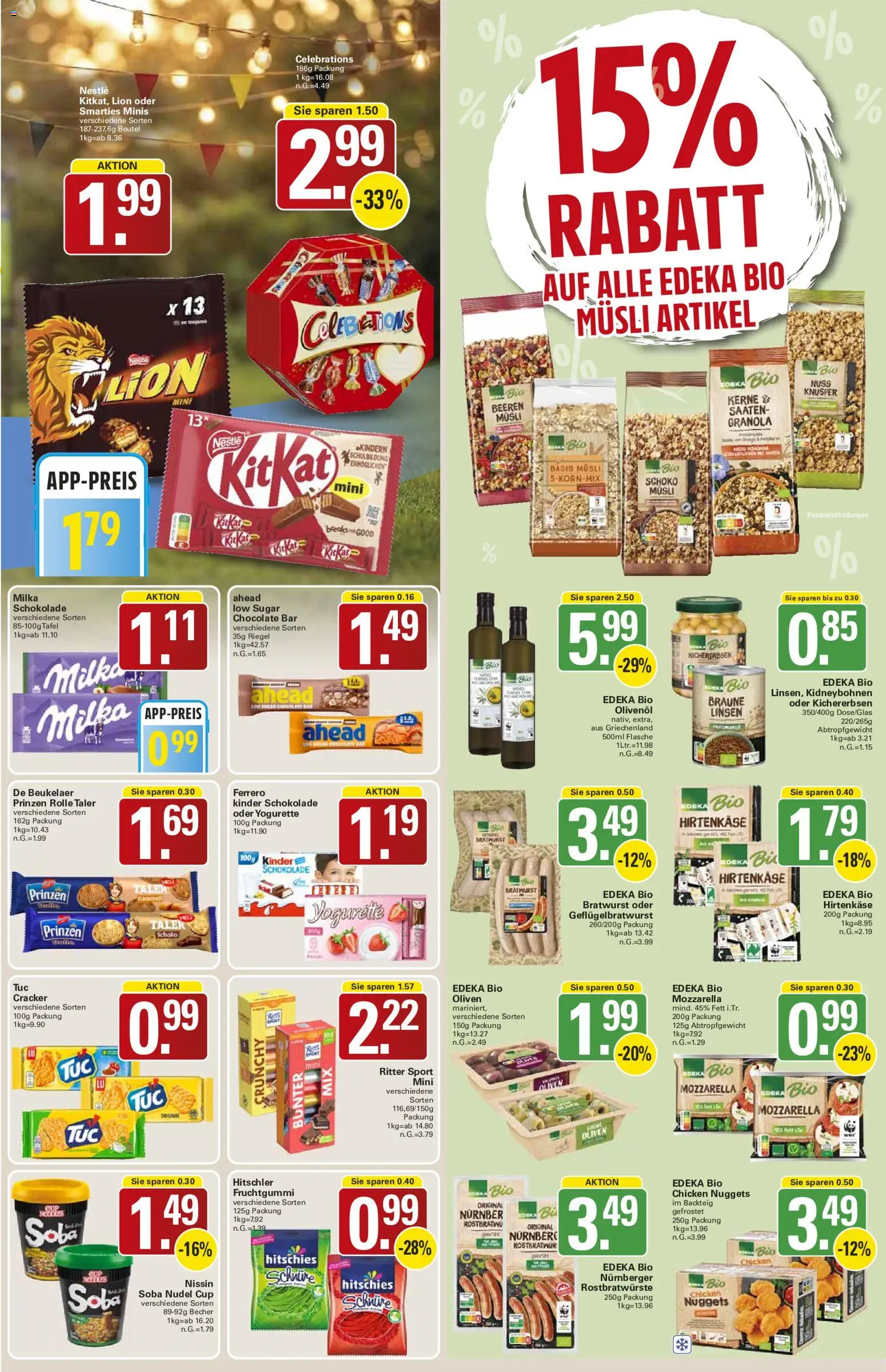 WEZ Prospekt – gültig ab 06.07.2026 | Seite: 11 | Produkte: Musli, Kinder schokolade, Bratwurst, Celebrations