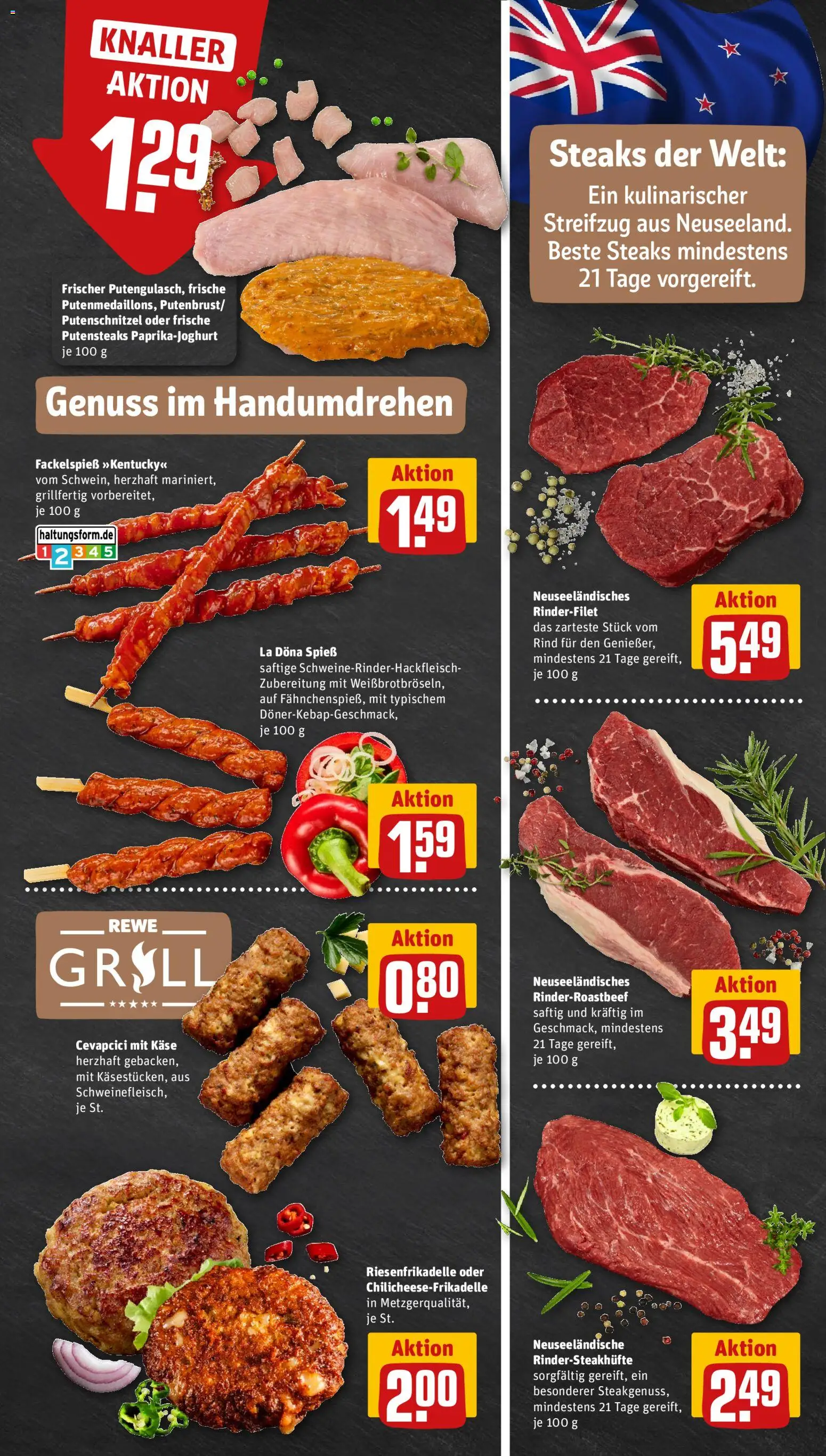 Rewe ihr Kaufpark Prospekt – gültig ab 26.05.2026 | Seite: 7 | Produkte: Käse, Rinderfilet, Cevapcici, Putenschnitzel