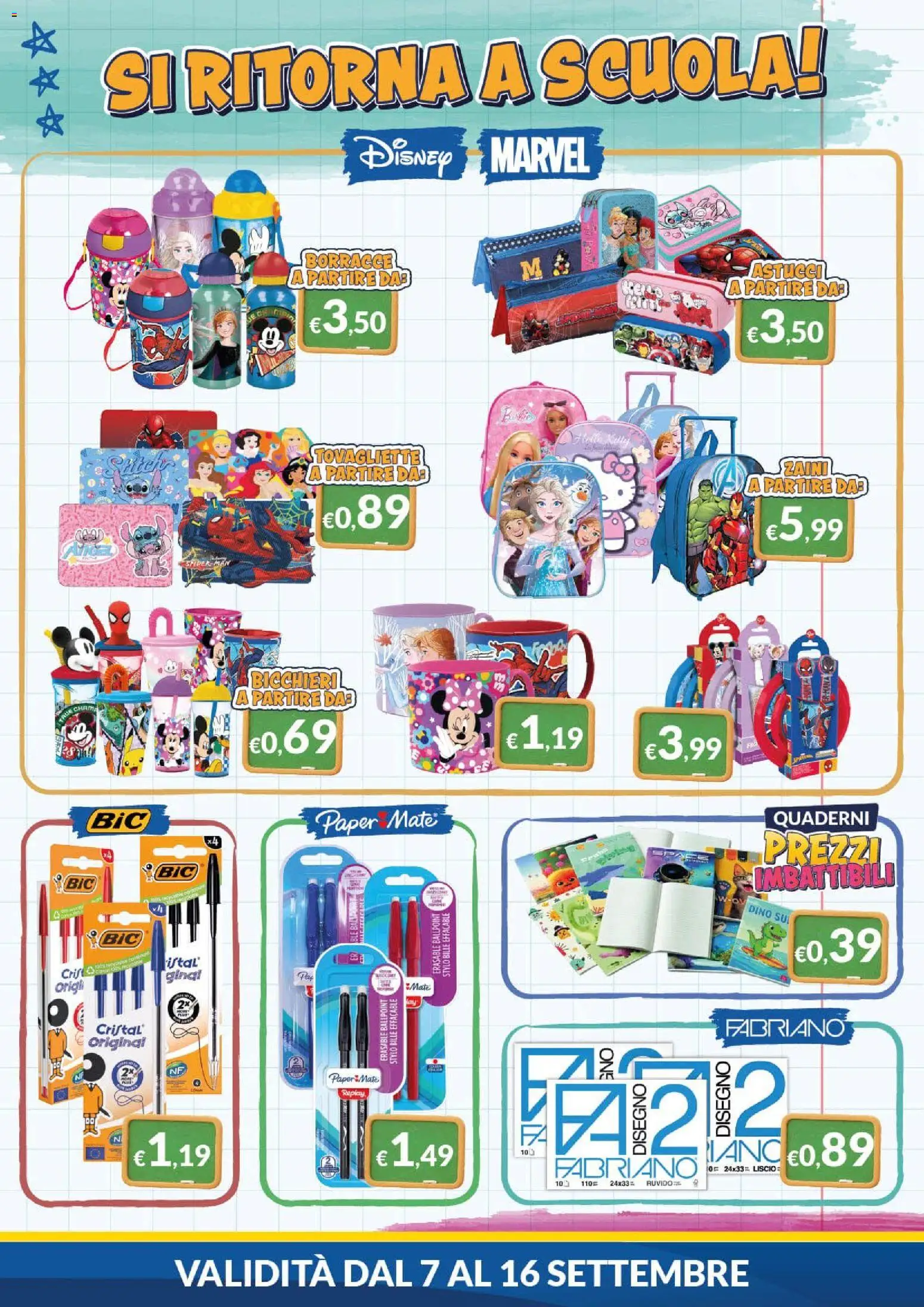 Volantino Mister Risparmio del 07/09/2026 | Pagina: 6 | Prodotti: Tovagliette