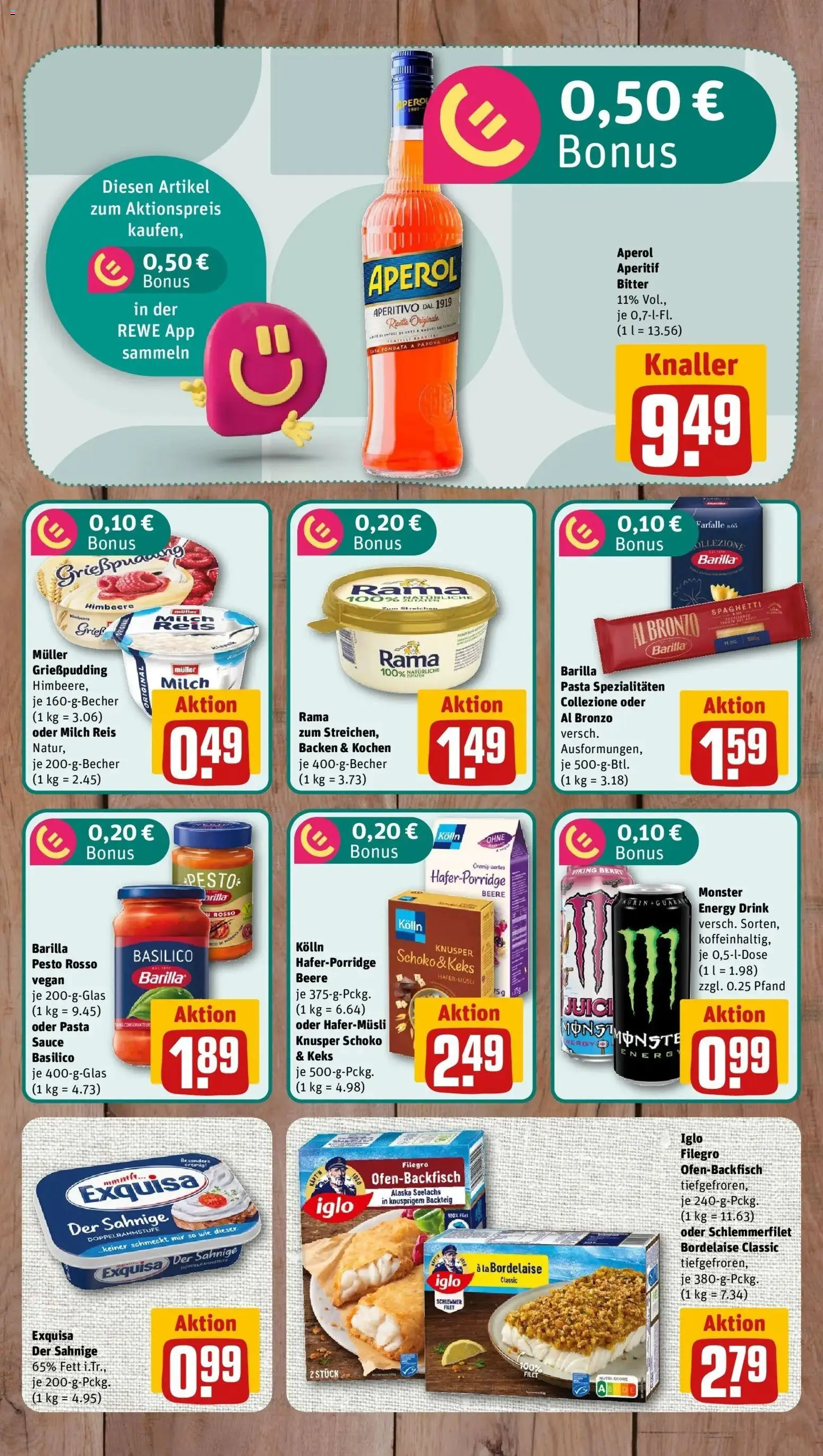 REWE Prospekt ab 26.10.2026 zum Blättern » Angebote | Seite: 6 | Produkte: Rama, Milch, Barilla, Spaghetti