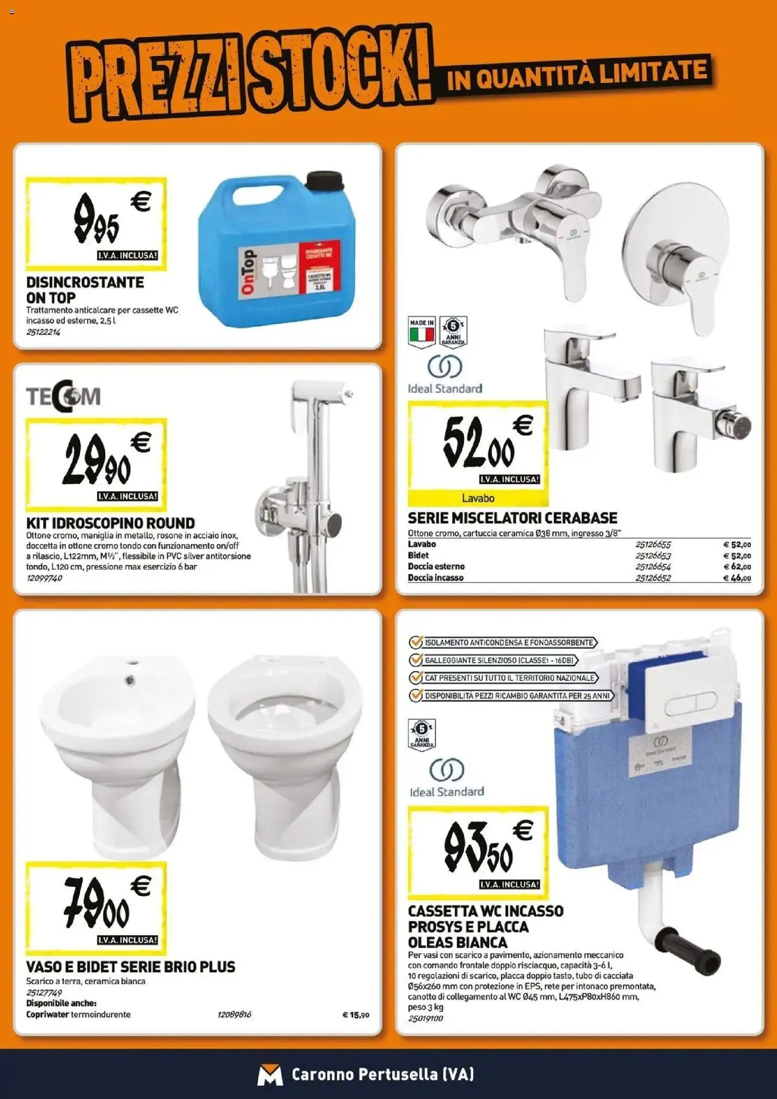 Volantino TECNOMAT del 26.03.2026 | Pagina: 4 | Prodotti: Top, Tubo, WC, Doccia