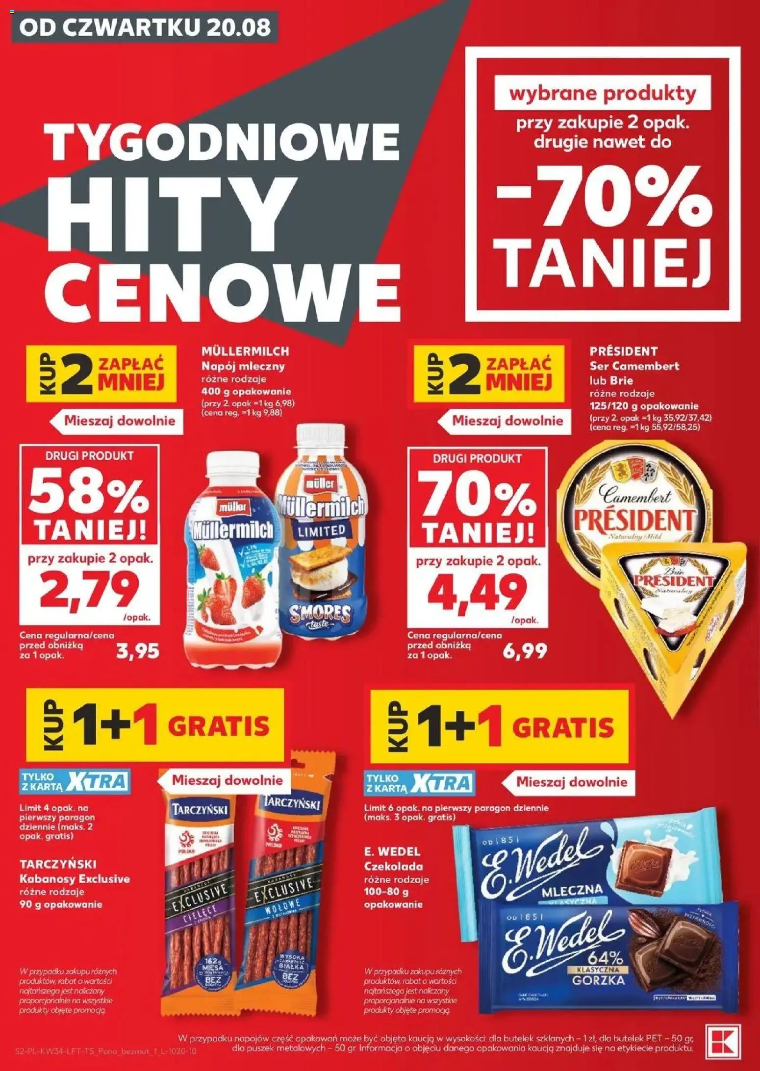 Kaufland gazetka od 20.08.2026 - od jutra PDF | Strona: 2 | Produkty: Ser camembert, Camembert, Napój mleczny, Ser