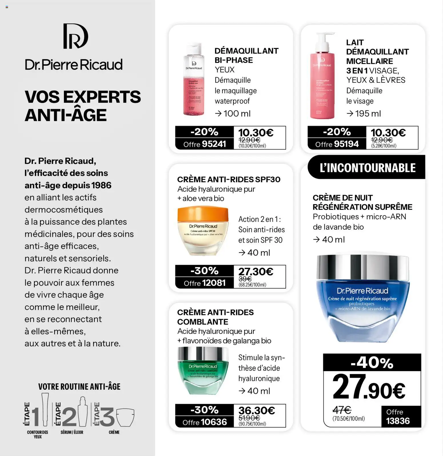 {H1} | Page: 18 | Produits: Démaquillant, Plantes, Lait, Crème