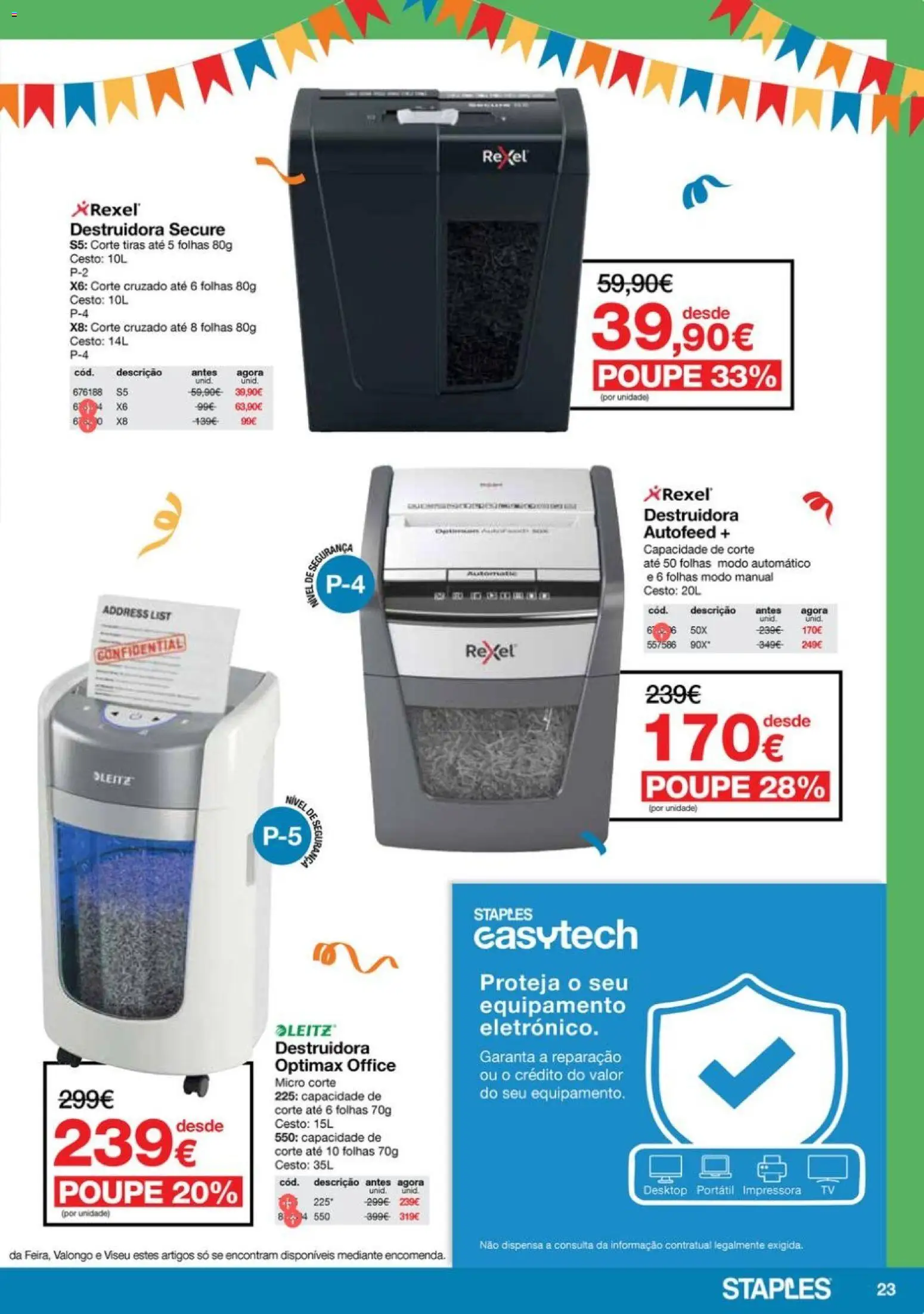 Staples Arraial das Cadeiras e Mobiliário | 04/05/2026 |  🎉 Como obter um desconto limitado? Poupe ainda hoje! | Portugal