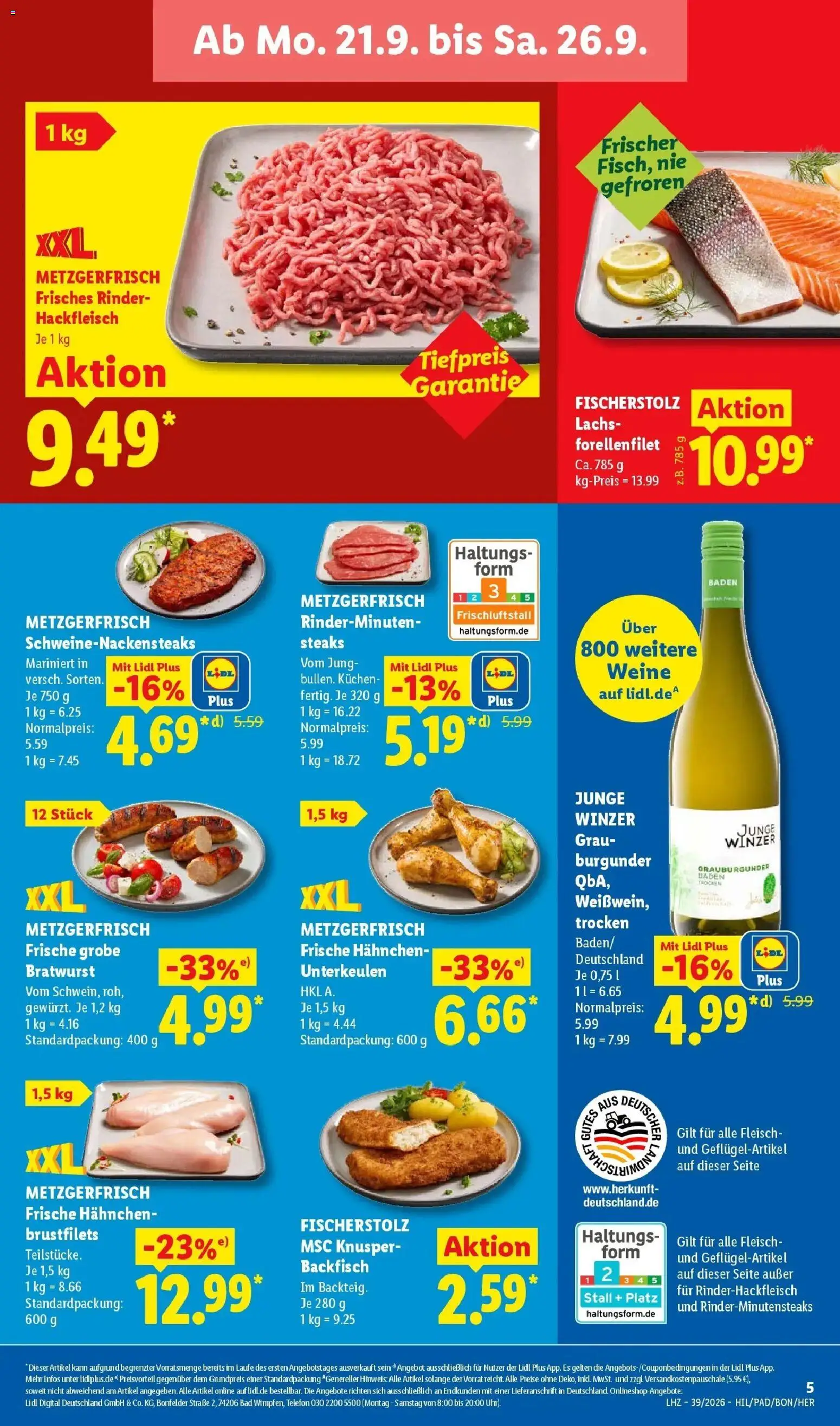 Lidl Prospekt Hagen (ab 21.09.2026) zum Blättern » Angebote | Seite: 15