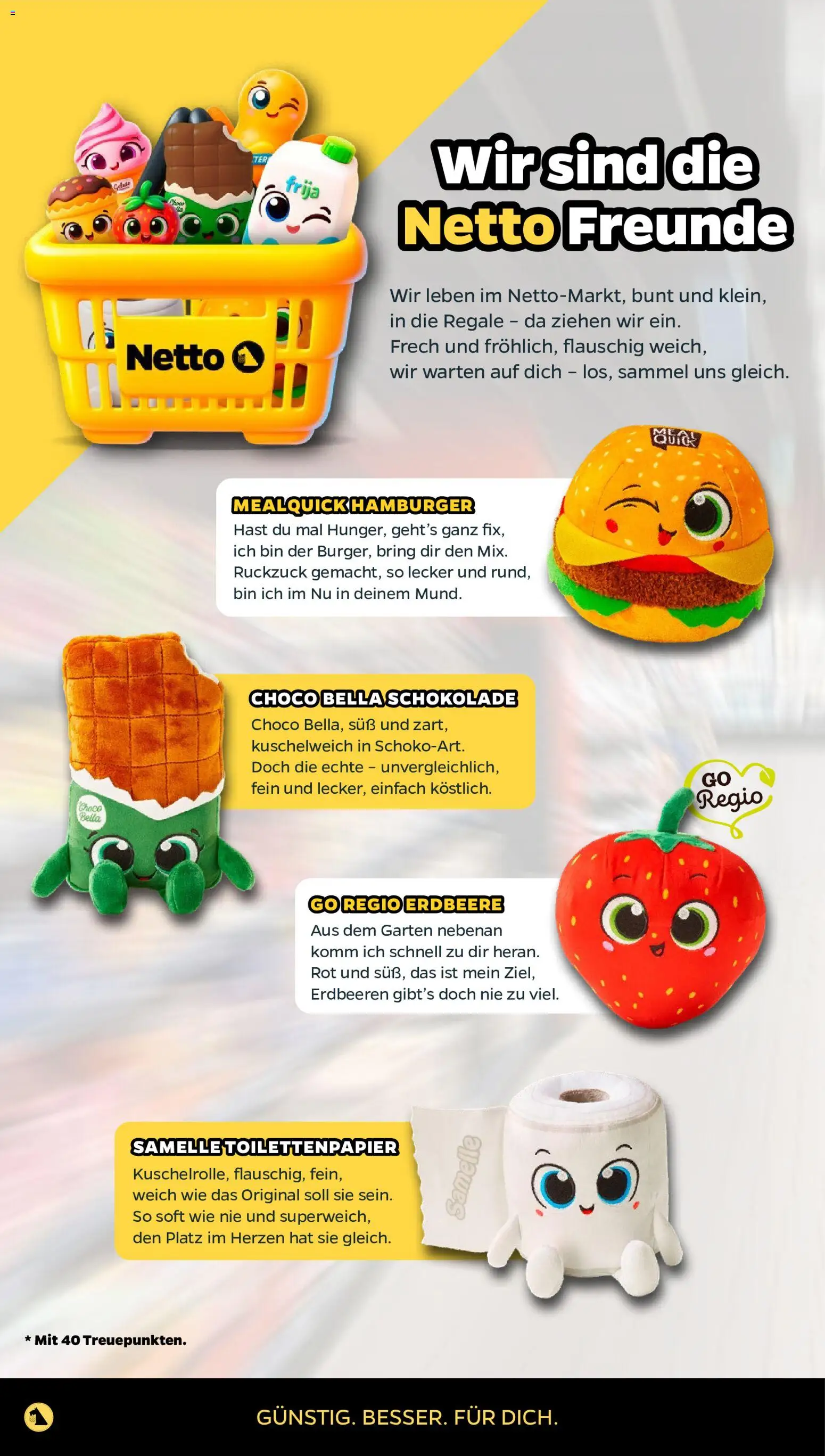 Netto Prospekt 	 – gültig ab 16.02.2026 | Seite: 2 | Produkte: Schokolade, Kuschelweich, Erdbeeren, Toilettenpapier