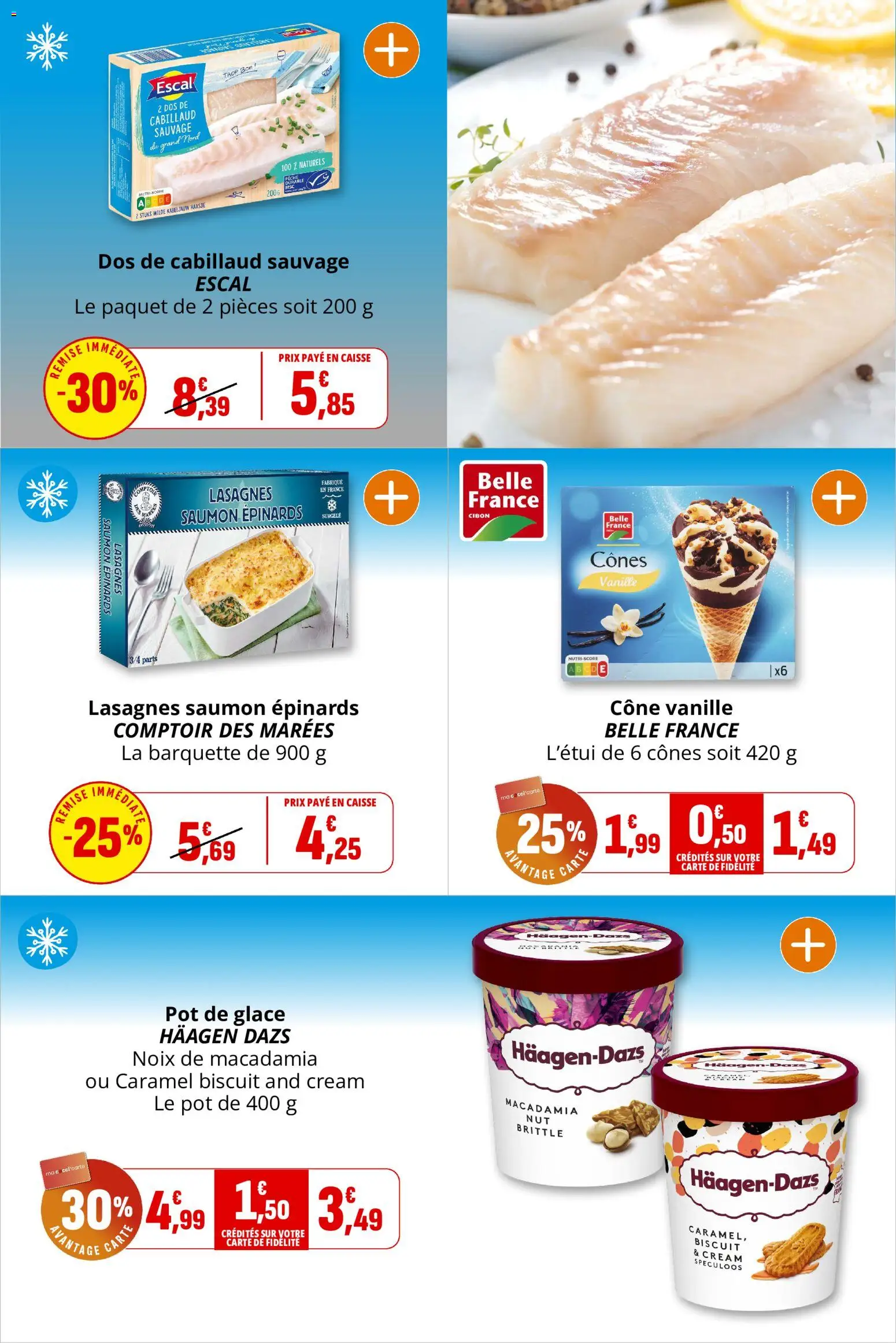 {H1} | Page: 15 | Produits: Pot de glace, Vanille, Épinards, Cônes