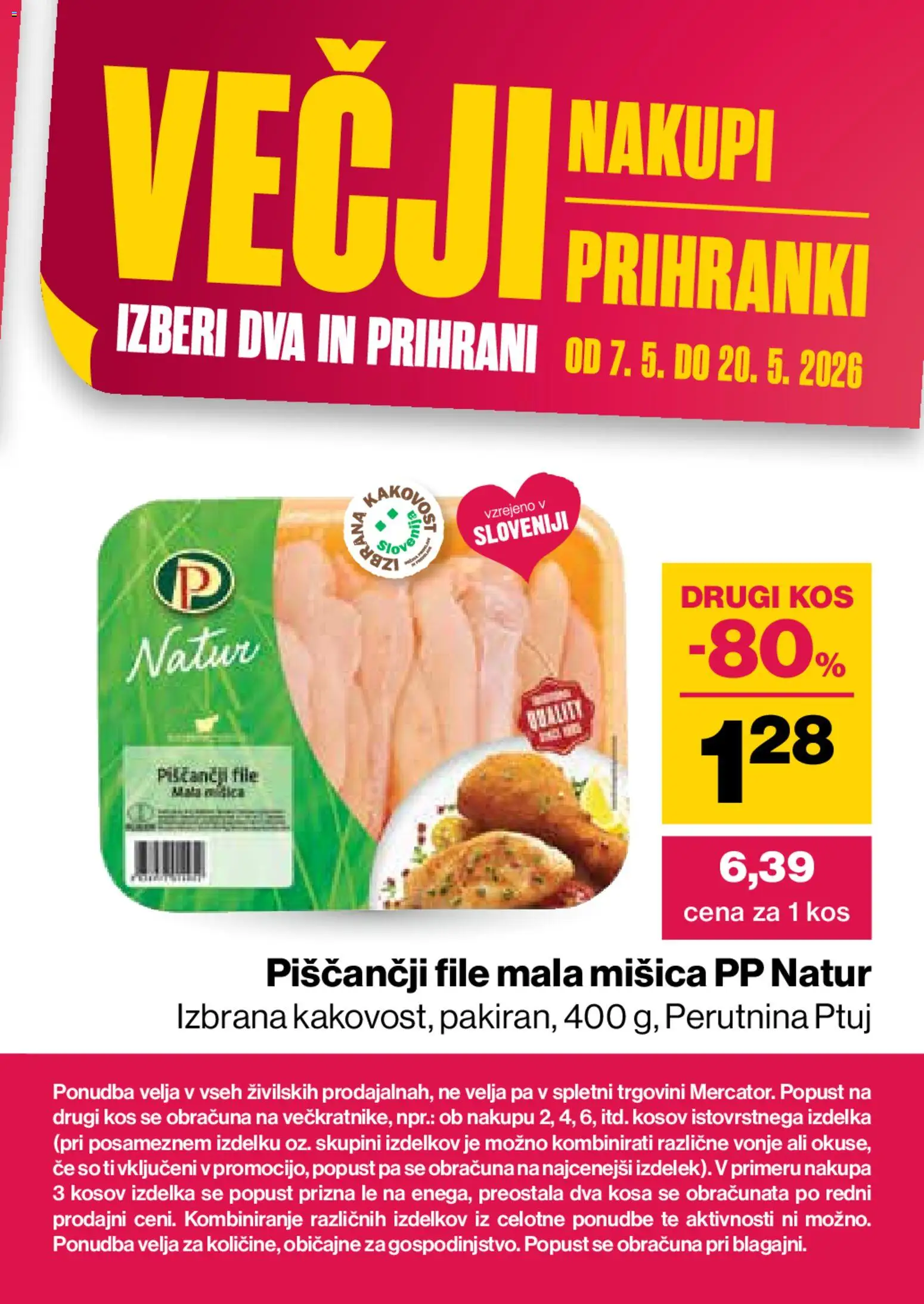 Novi Mercator katalog ponudbe – veljaven od 07.05.2026 | Stran: 3 | Izdelki: Kos
