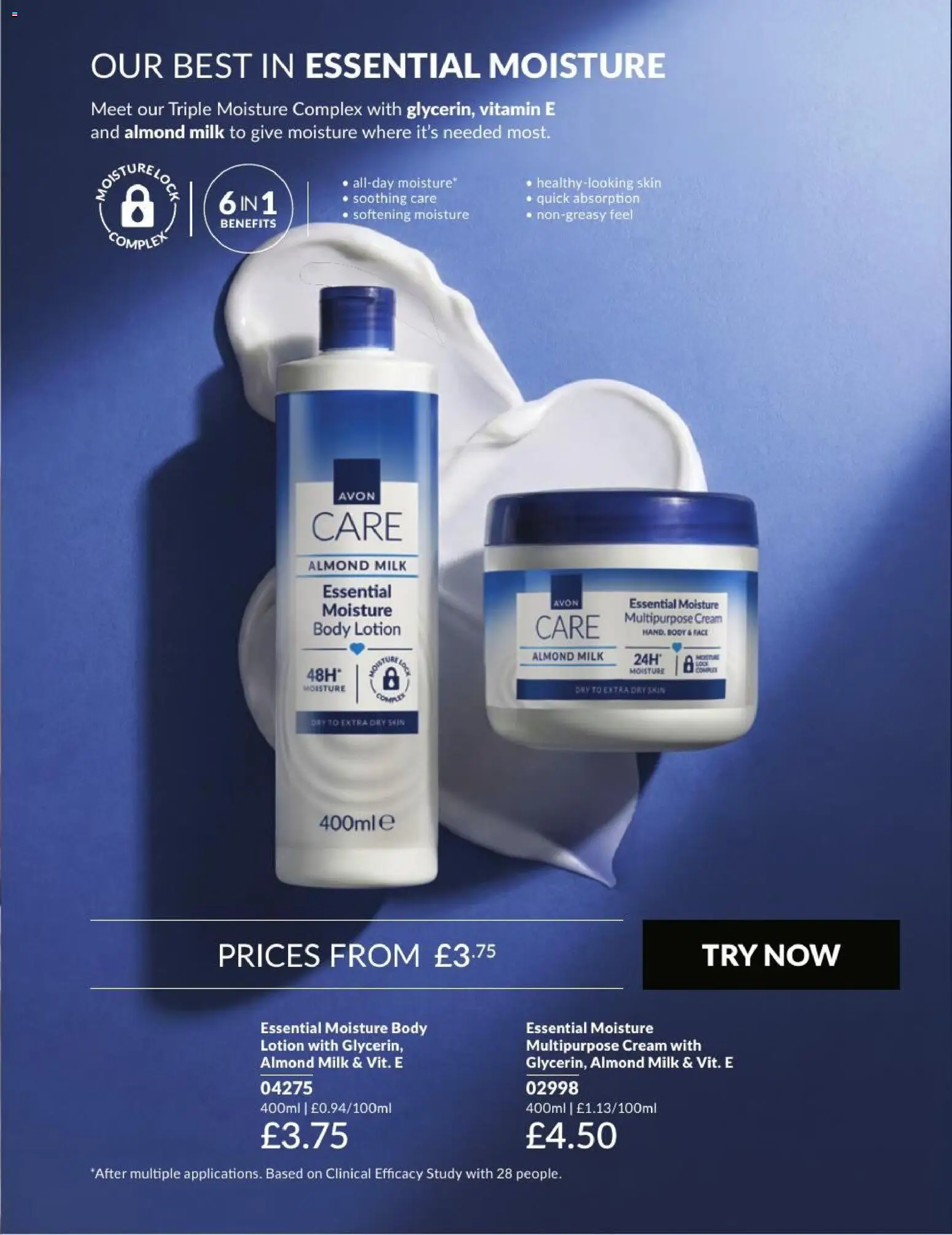 {H1} | Page: 165 | Products: Body lotion, Milk, Cream