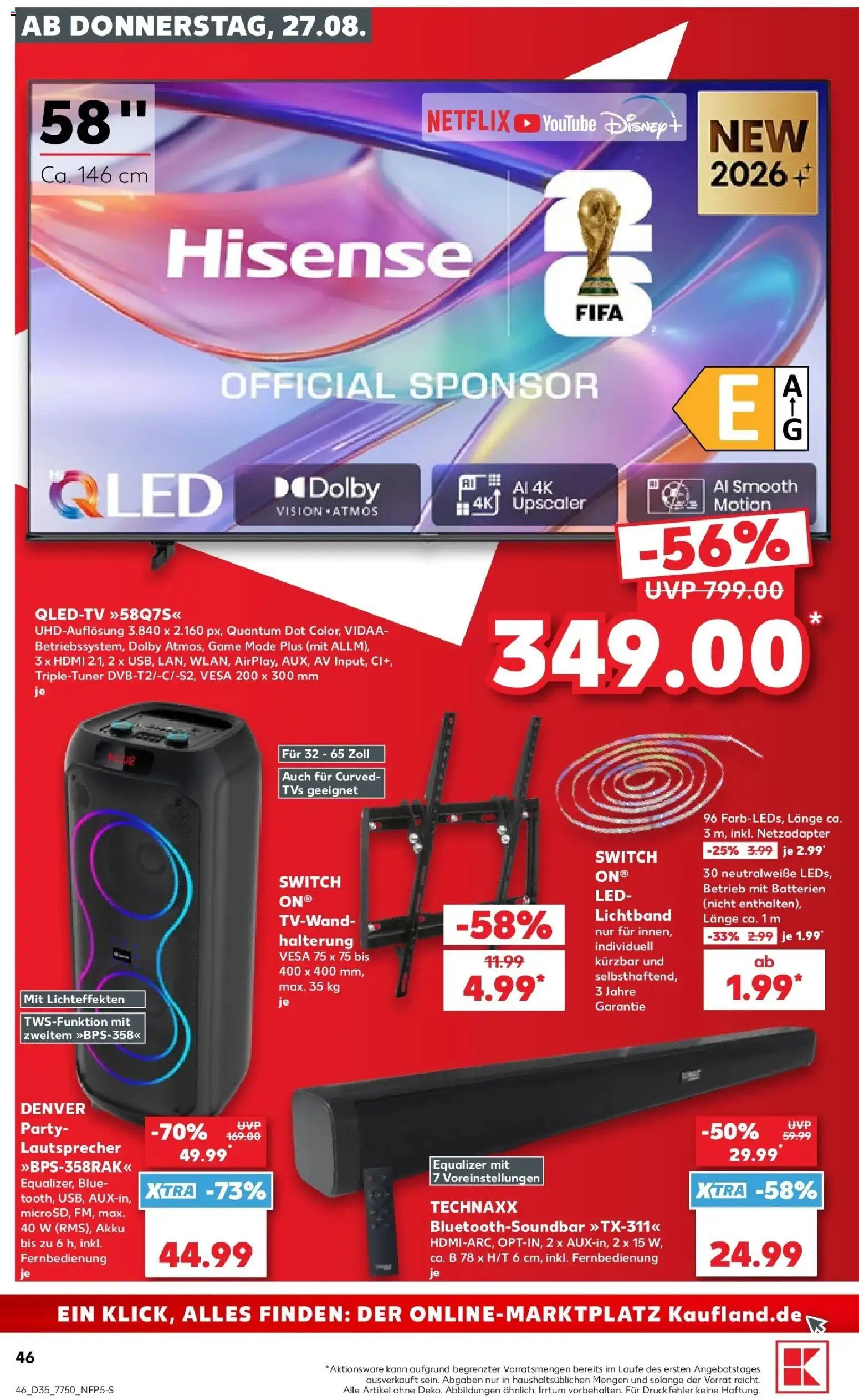Prospekt Kaufland ab 24.08.2026 » Angebote Online zum Blättern | Seite: 57