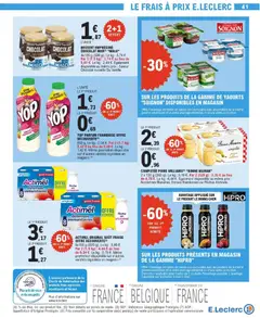 E.Leclerc - Prévisualisation de SUR LES PRODUITS DE LA GAMME DE YAOURTS "SOIGNON" DISPONIBLES EN MAGASIN, Yaourts Soignon valide à partir de 19.05.2026 | Page: 41