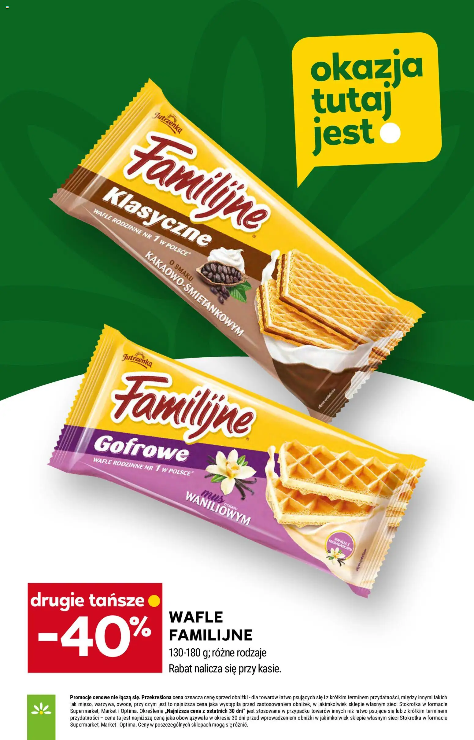Stokrotka gazetka - Market od 02.07.2026 | Strona: 18 | Produkty: Wafle, Stokrotka
