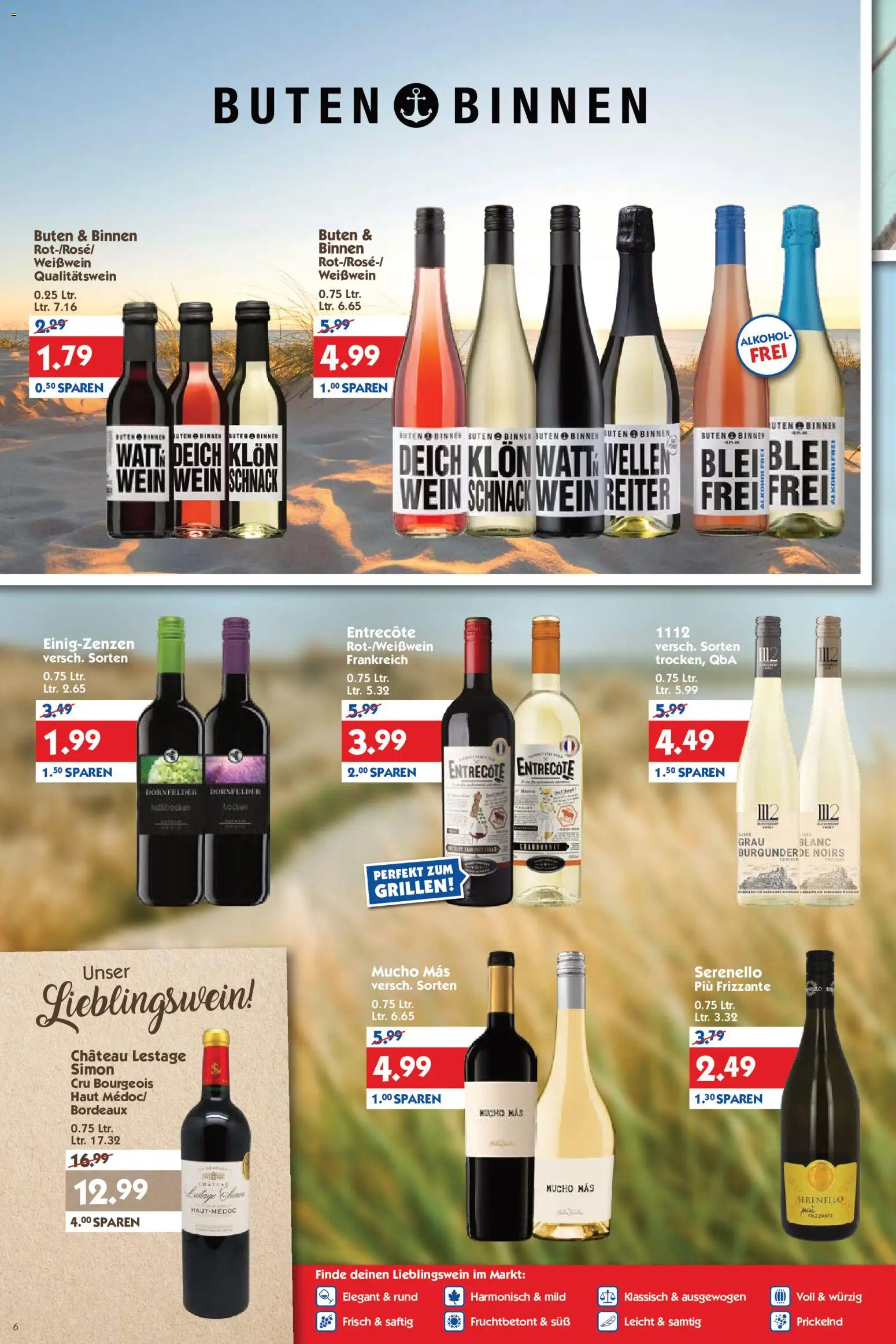 HOL’AB! Prospekt – gültig ab 21.09.2026 | Seite: 6 | Produkte: Weißwein, Entrecote, Alkohol, Wein
