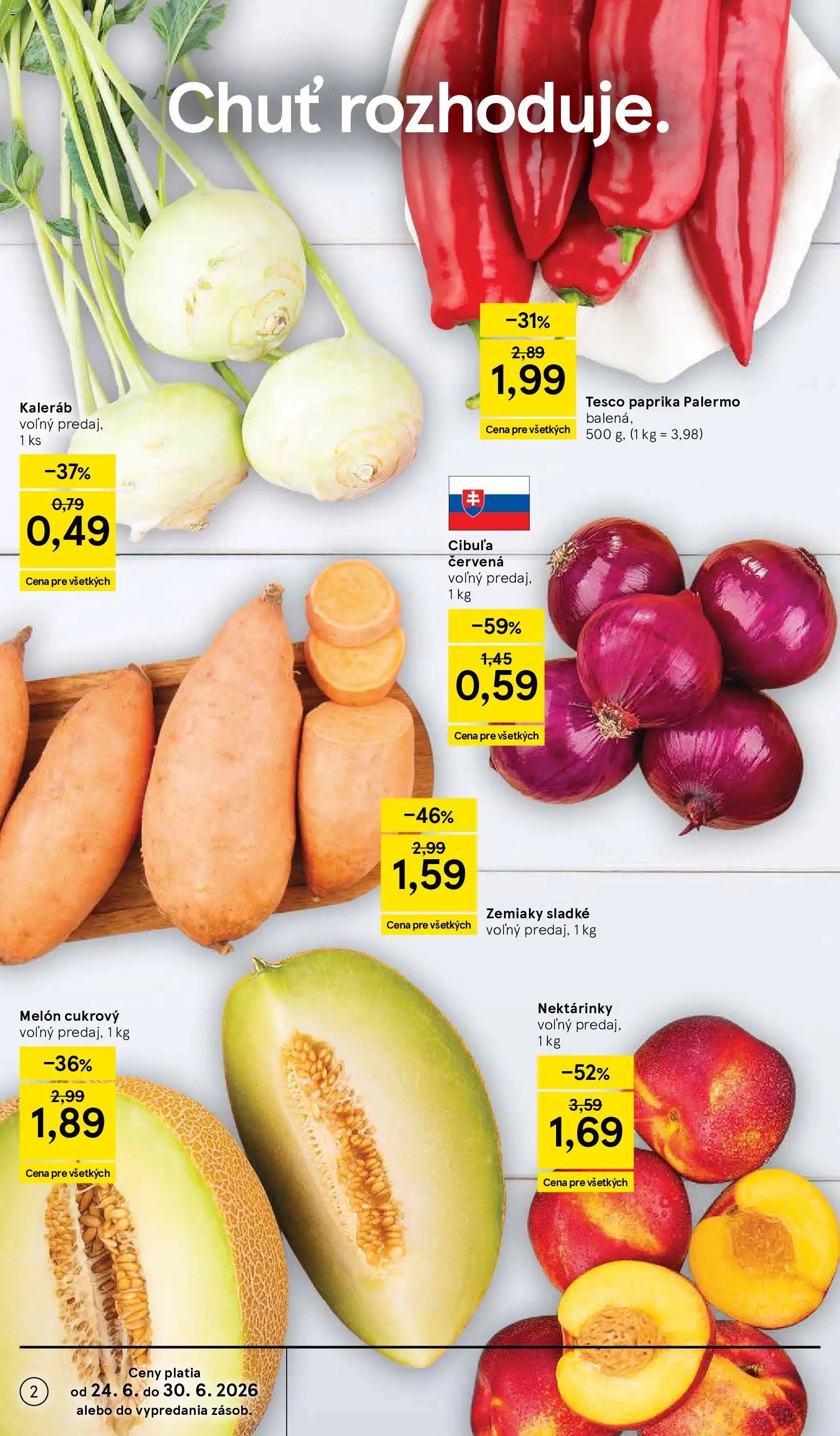 Nové Tesco akcie – leták je platný od 24.06.2026 | Strana: 2