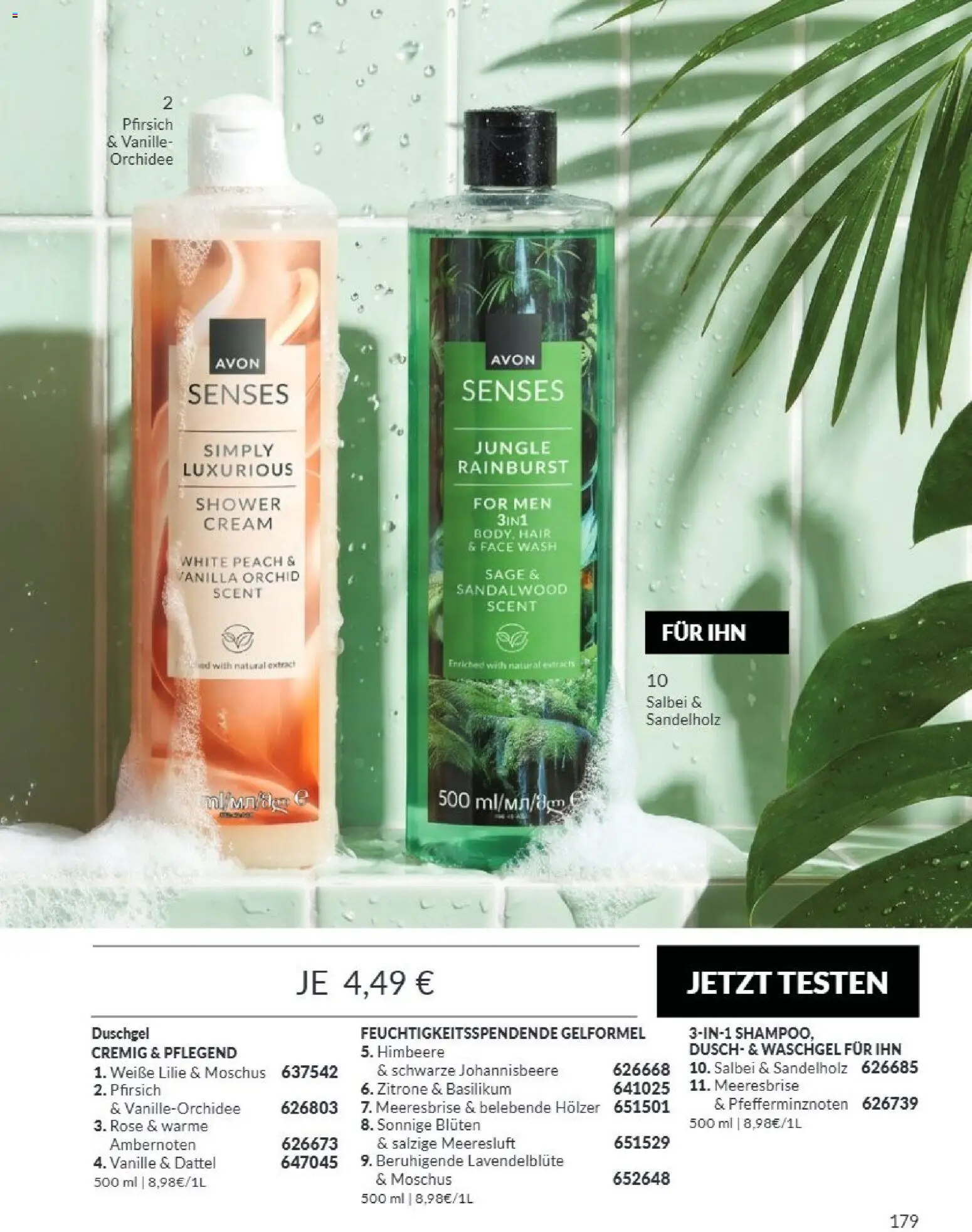 AVON Katalog September 2026 – gültig ab 01.09.2026 | Seite: 175 | Produkte: Orchidee, Zitrone, Pfirsich, Dattel