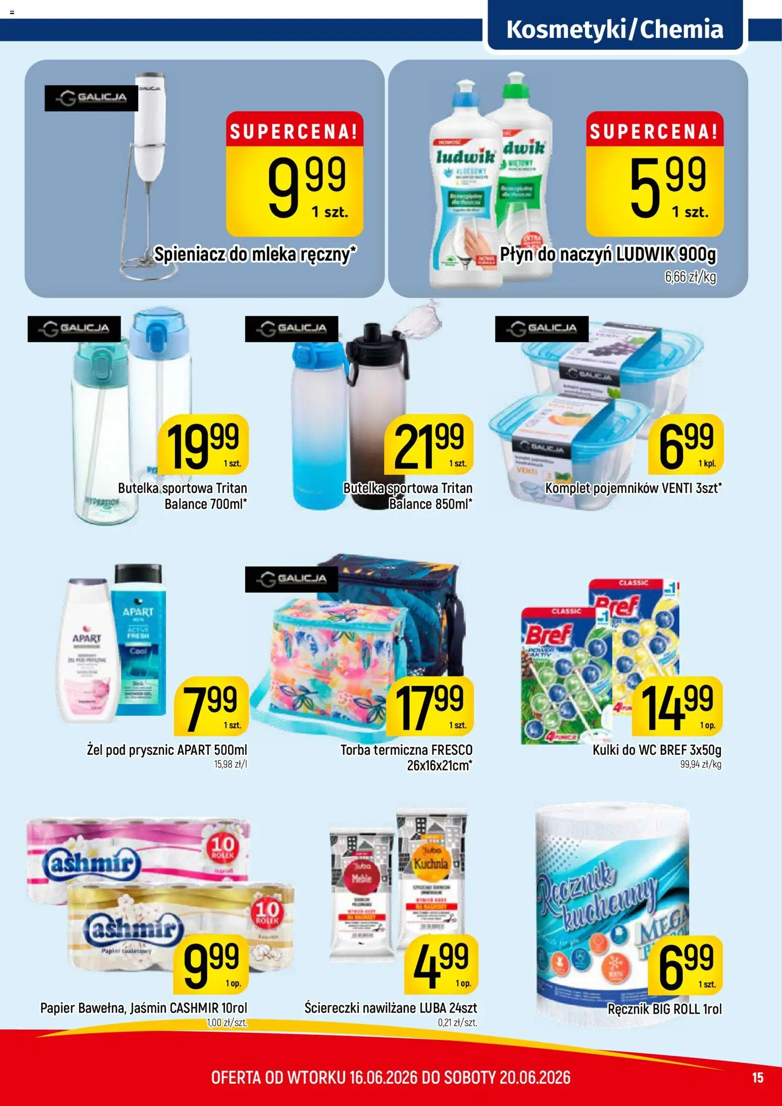 Piotruś Pan gazetka od 16.06.2026 | Strona: 15 | Produkty: Torba, Torba termiczna, Prysznic, Spieniacz do mleka