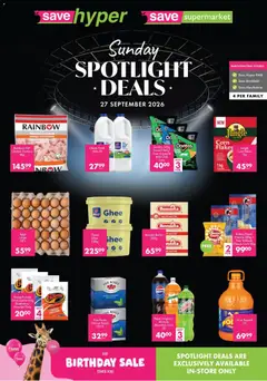 Save specials catalogue – valid from 27/09/2026