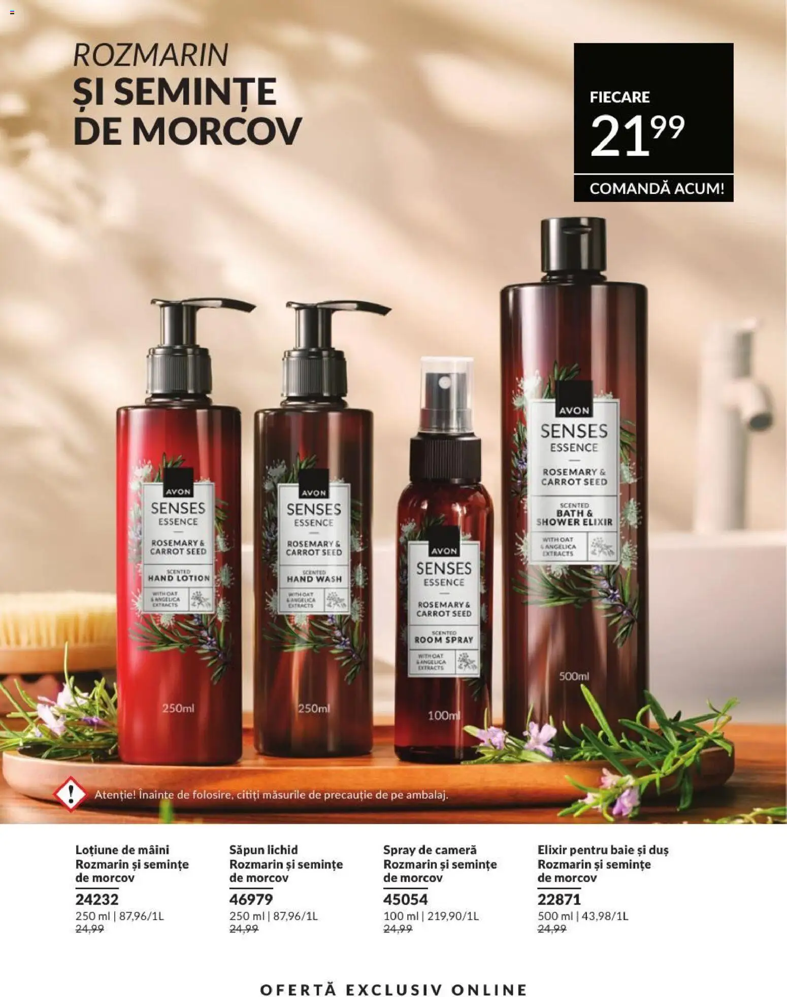 Noul catalog Avon – valabil de la 01.08.2026 | Pagină: 196 | Produse: Cameră, Semințe, Săpun, Săpun lichid