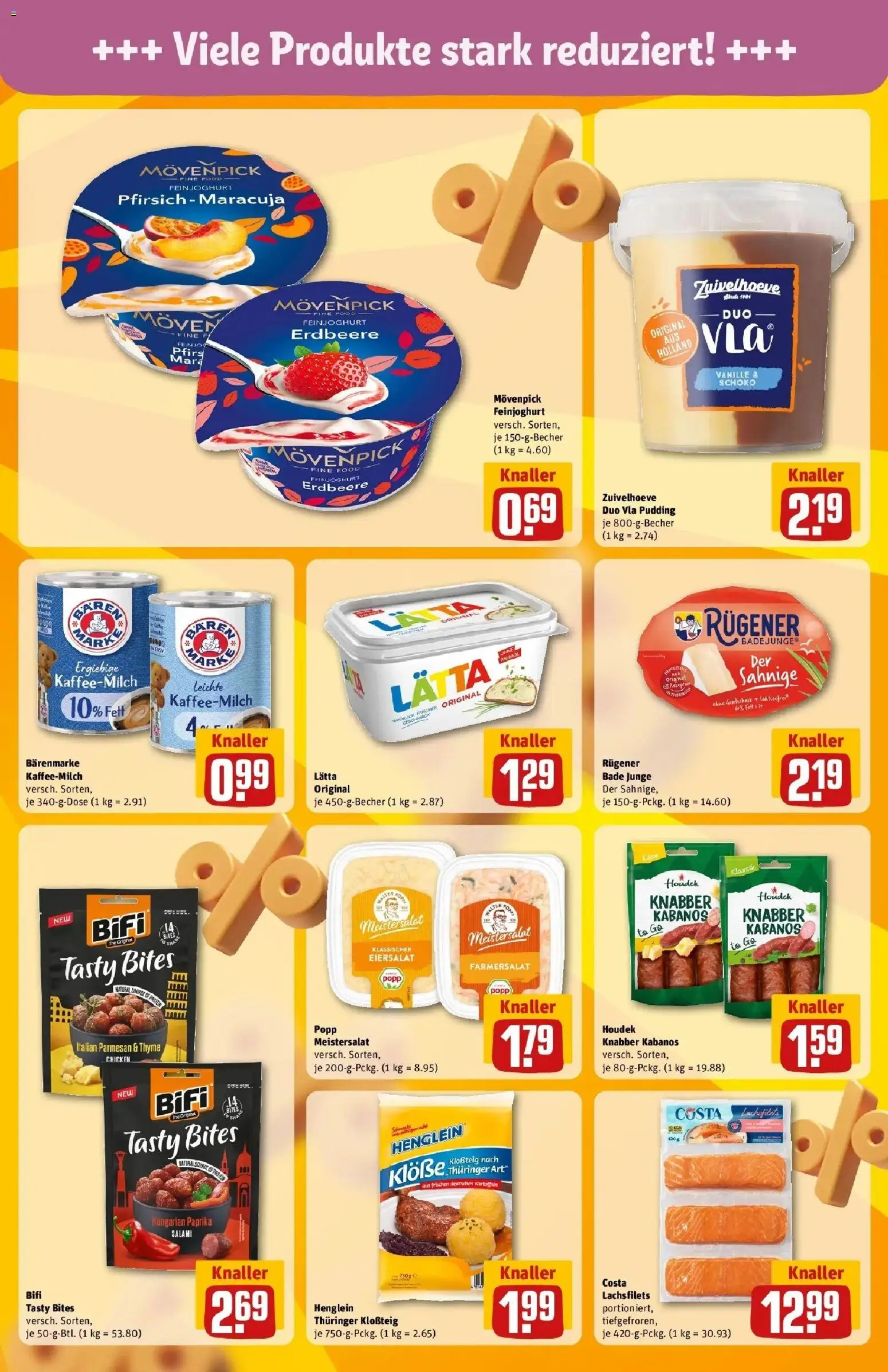 REWE Prospekt ab 07.09.2026 zum Blättern » Angebote | Seite: 19 | Produkte: Bifi, Vanille, Paprika, Salami