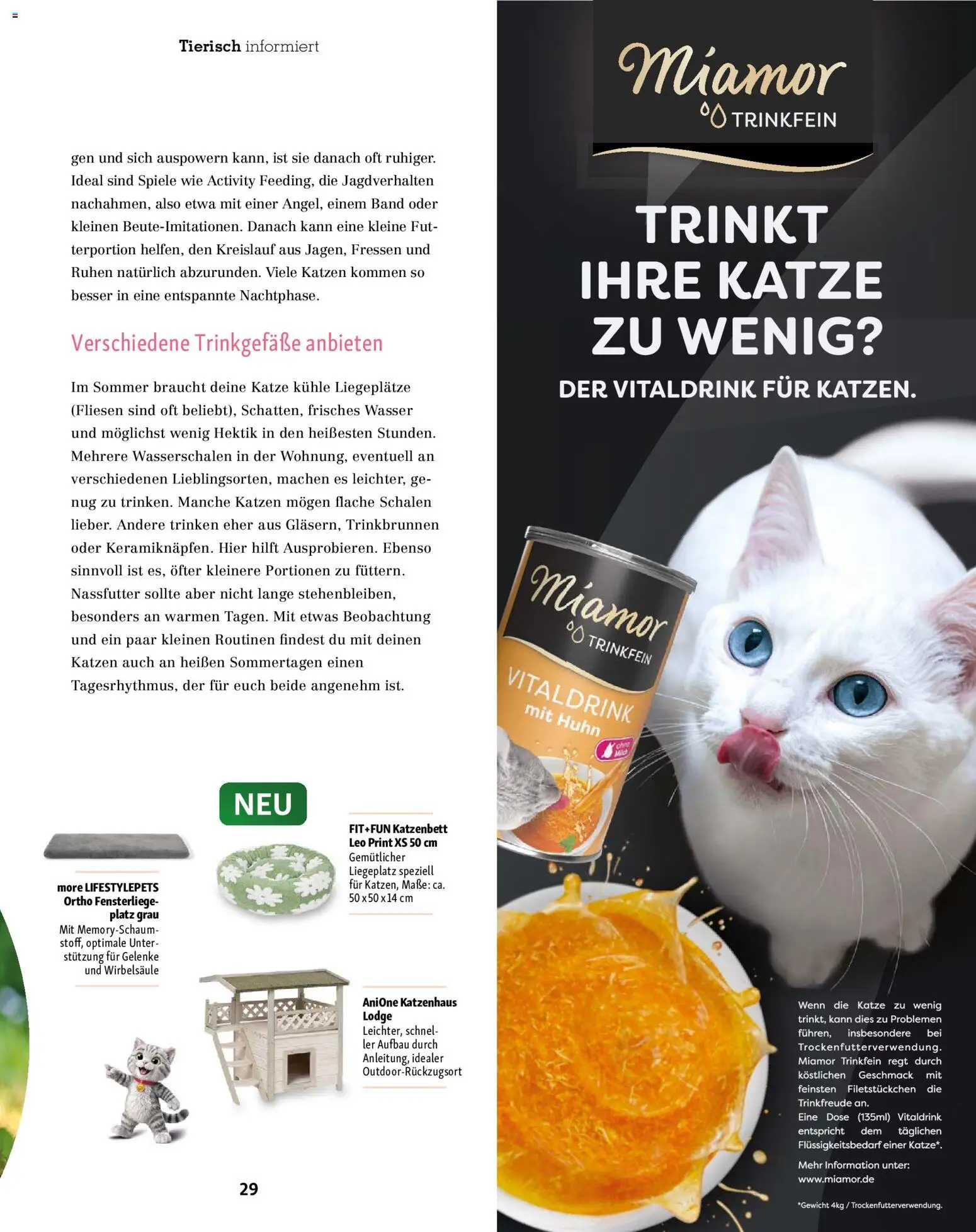 Fressnapf Friends Magazin – gültig ab 01.07.2026 | Seite: 29 | Produkte: Gewicht, Wasser