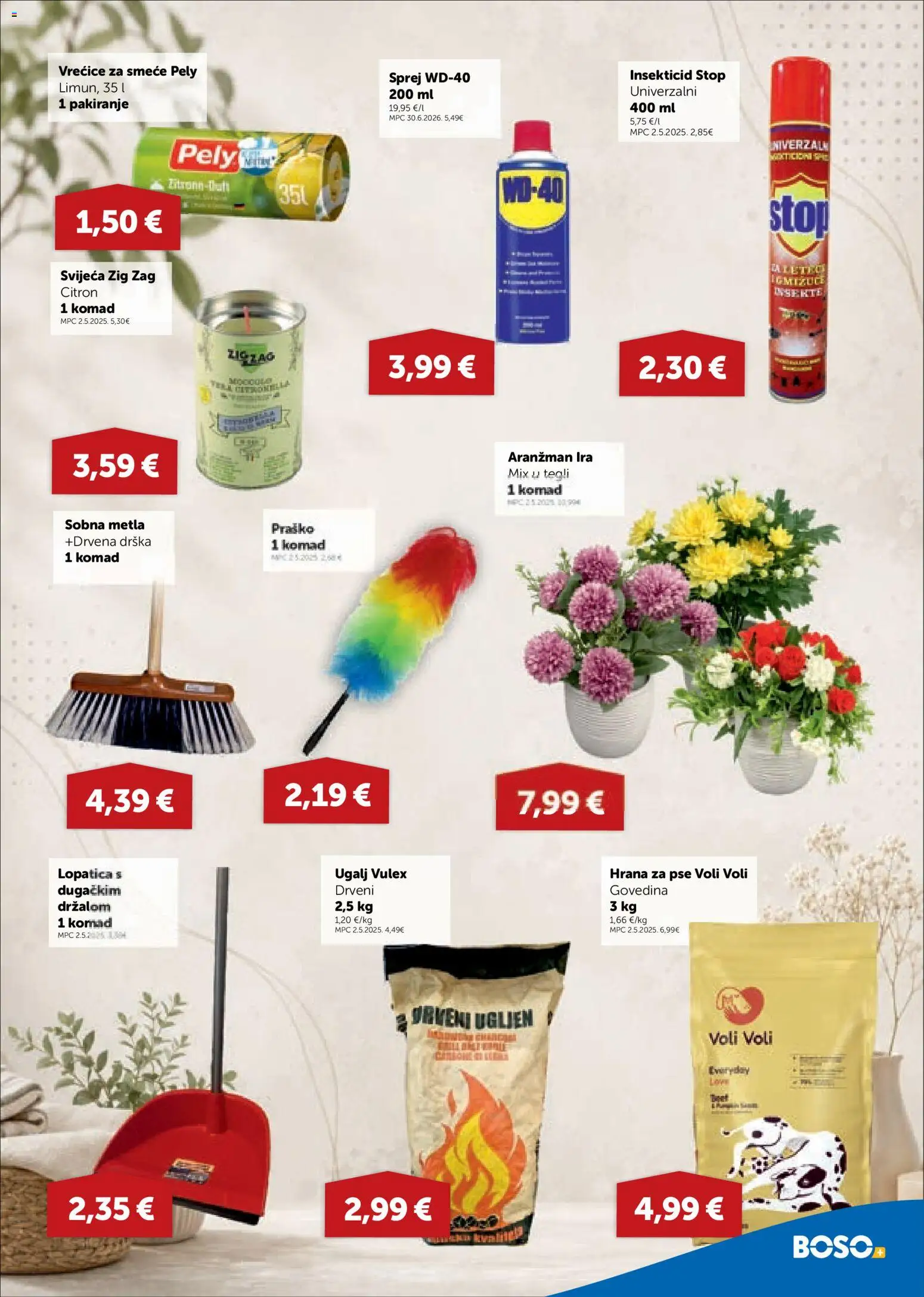 Boso katalog | vrijedi od 06.08.2026 | Stranica: 19 | Proizvodi: Hrana za pse, Metla, Govedina, Lopatica