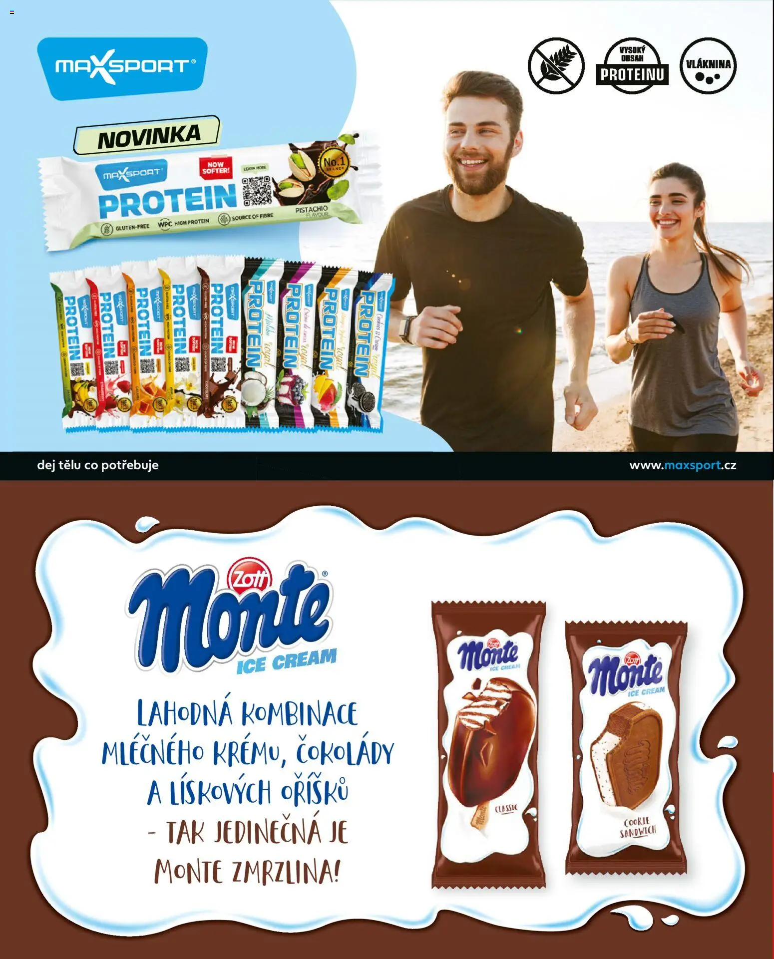 Billa leták - Gusto: Léto 2026 od 01.06.2026 | Strana: 100 | Produkty: Zmrzlina, Monte zmrzlina, Malibu, Protein