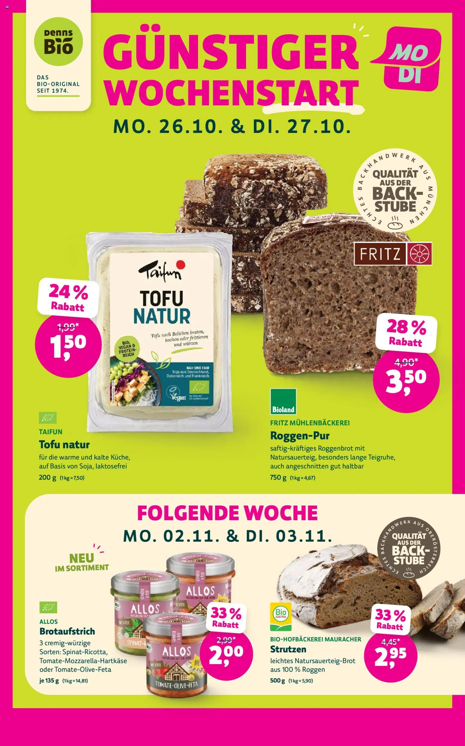 Denns BioMarkt Angebote – gültig ab 21.10.2026 | Seite: 5 | Produkte: Käse, Gemüse