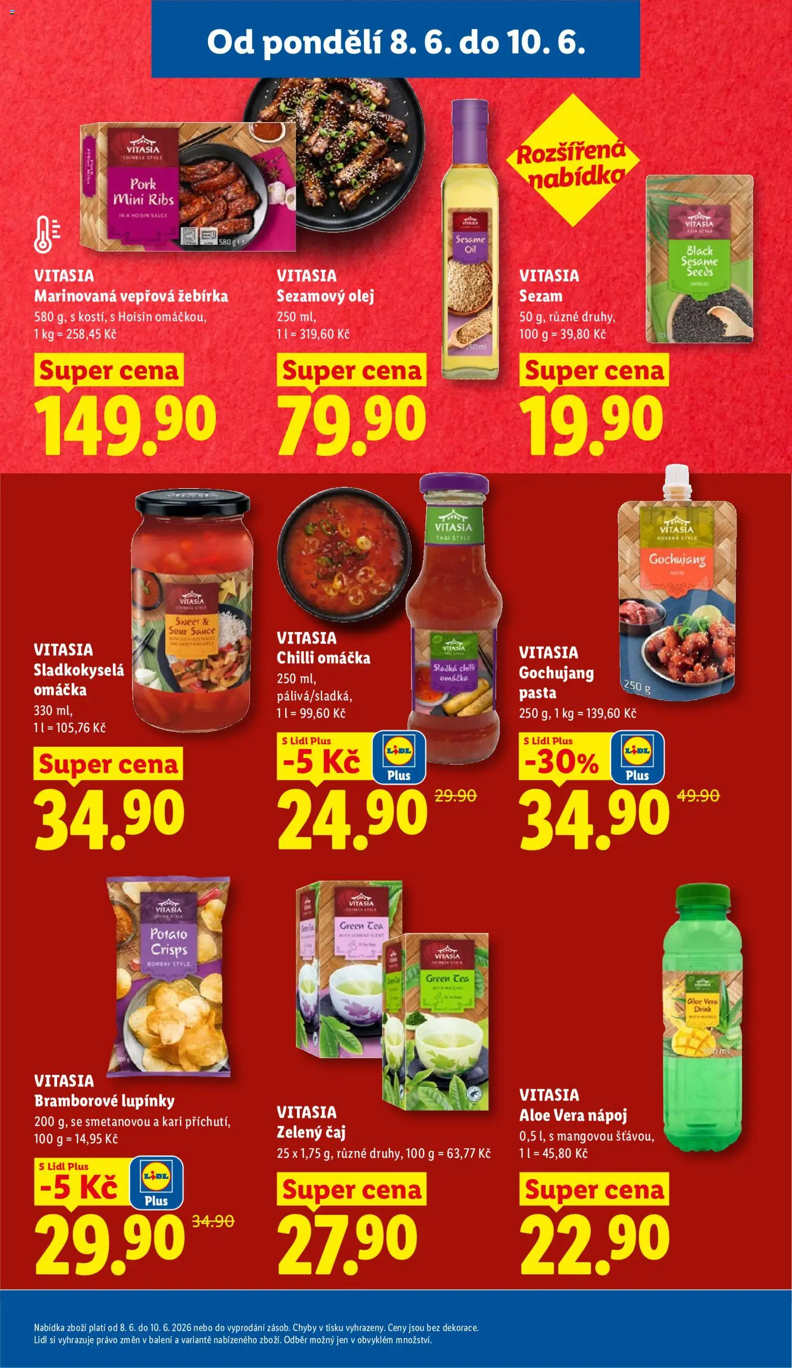 Lidl leták od 08.06.2026 | Strana: 23 | Produkty: Olej, Sladkokyselá omáčka, Aloe vera, Sezamový olej