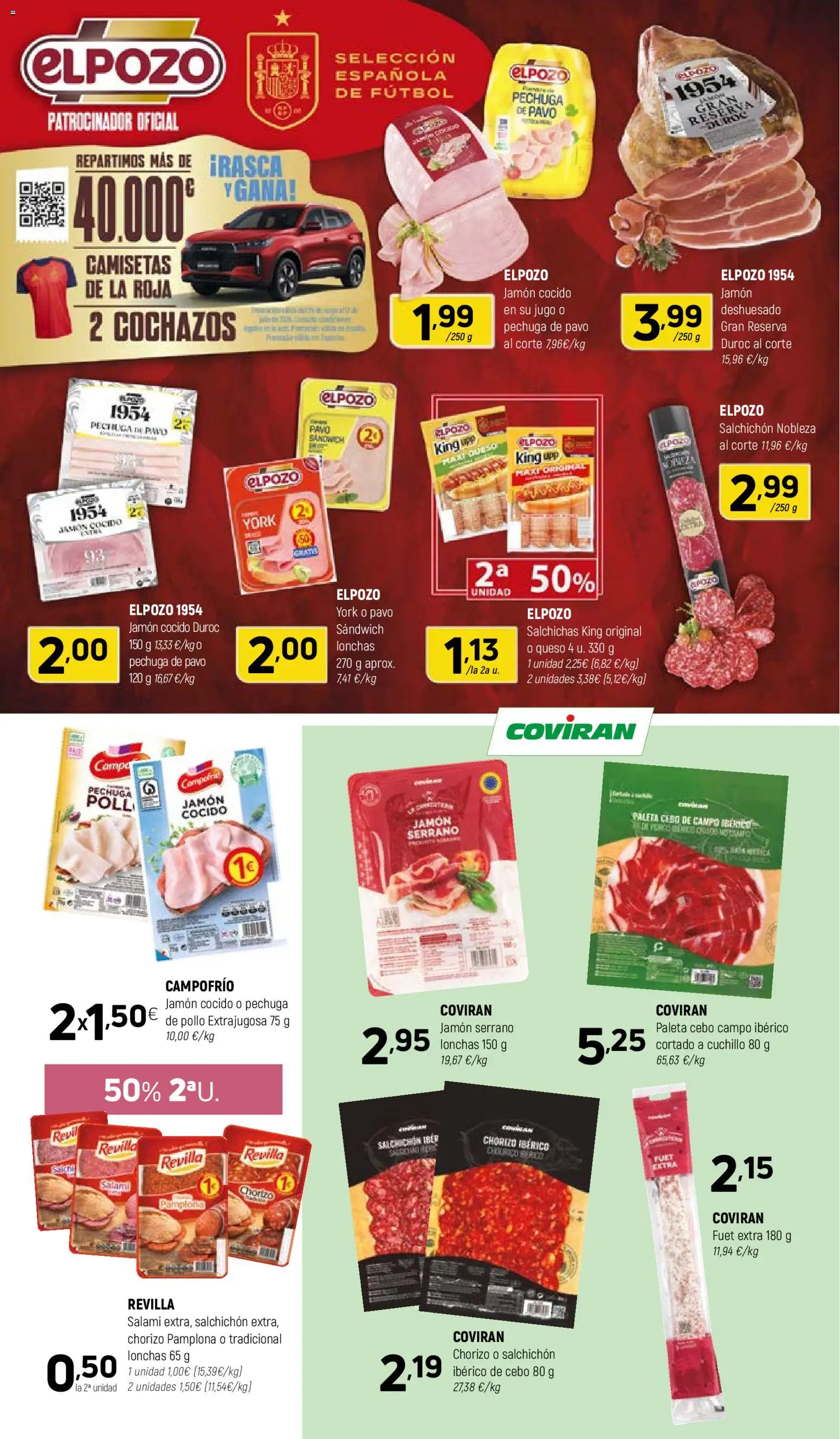 Coviran ofertas │ válido desde el 02.06.2026 | Página: 8 | Productos: Jamón serrano, Jamón, Jamón cocido, Salami