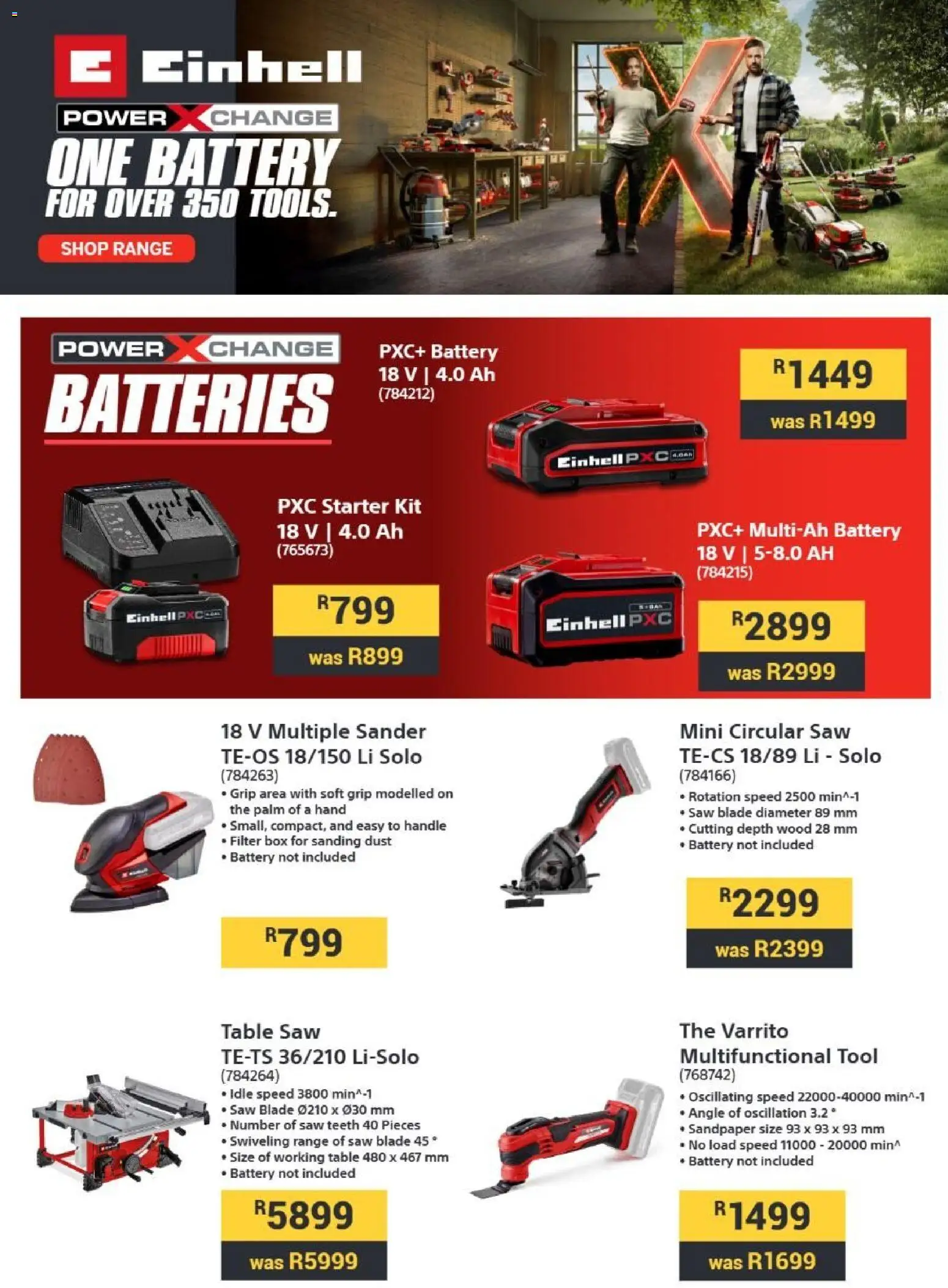 New Builders catalogue – valid from 01/09/2026 | Page: 2 | Products: Table, Box, Battery