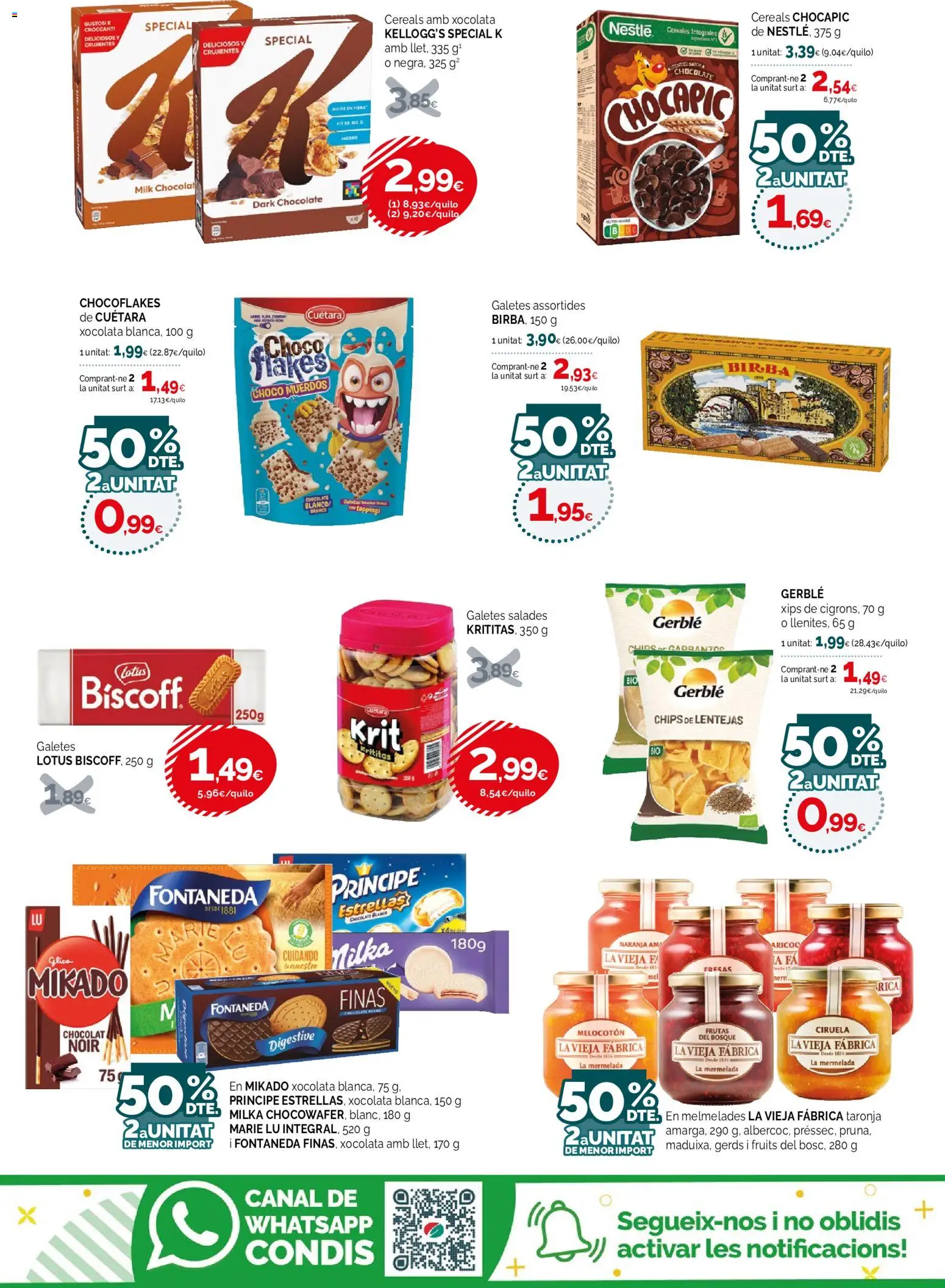 Condis folleto life │ válido desde el 17.06.2026 | Página: 12 | Productos: Chocolate, Cereales