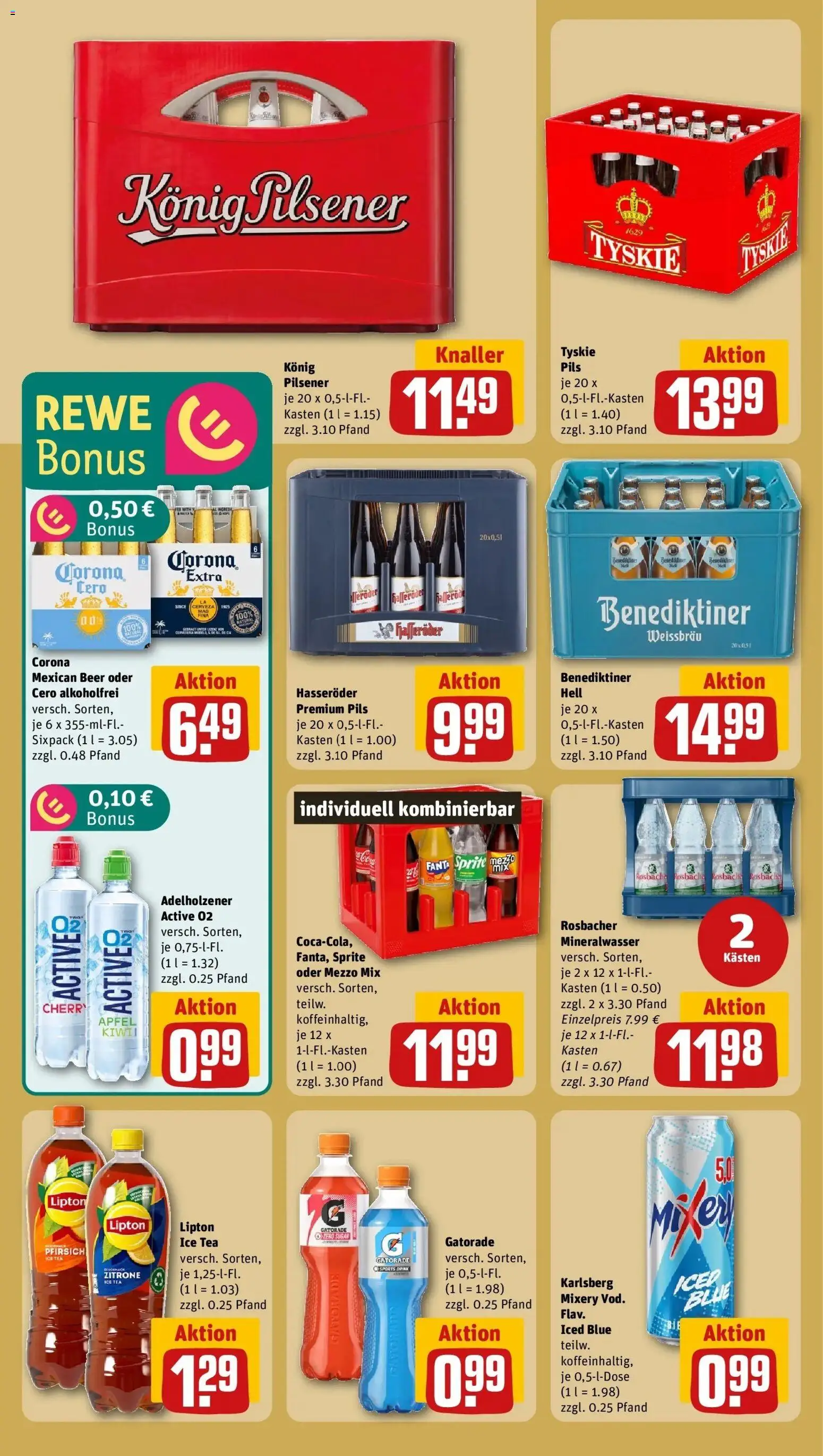 Rewe Prospekt Daun / Pützborn	 – gültig ab 05.04.2026 | Seite: 16 | Produkte: Mineralwasser, Zitrone, Pfirsich, Vodka