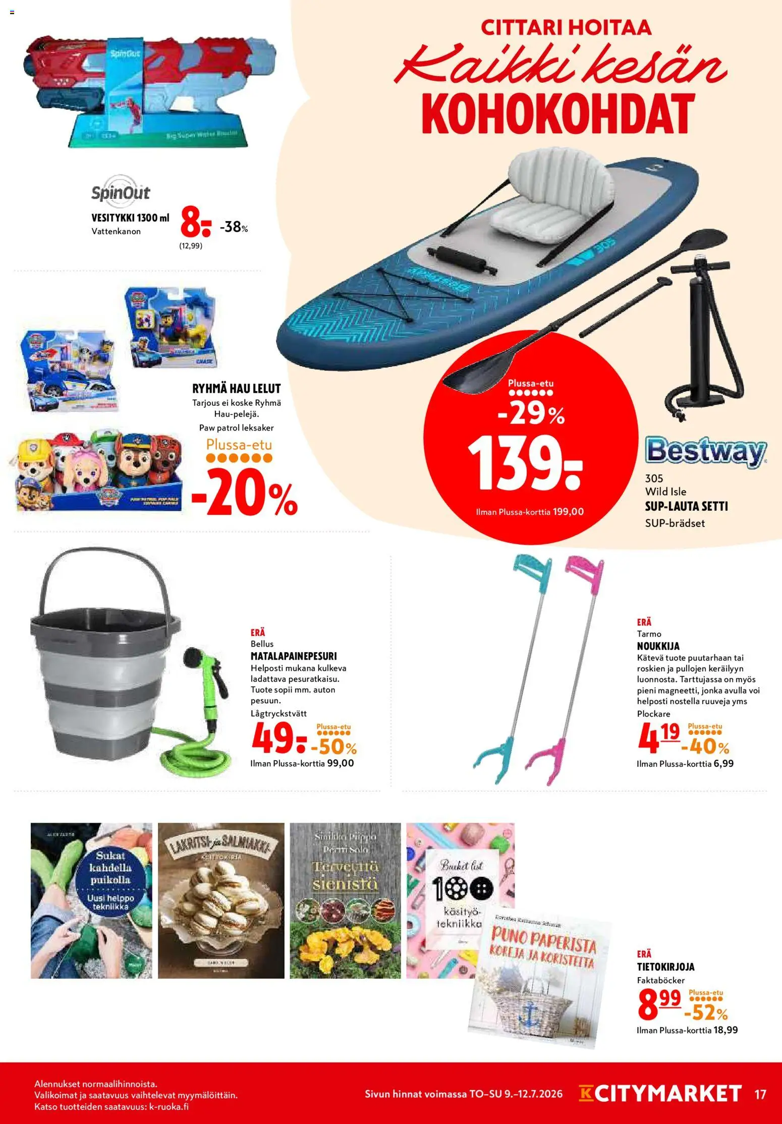 K-Citymarket tarjoukset – voimassa 09/07/2026 alkaen | Sivu: 17 | Tuotteet: Voi, Sukat, Lakritsi