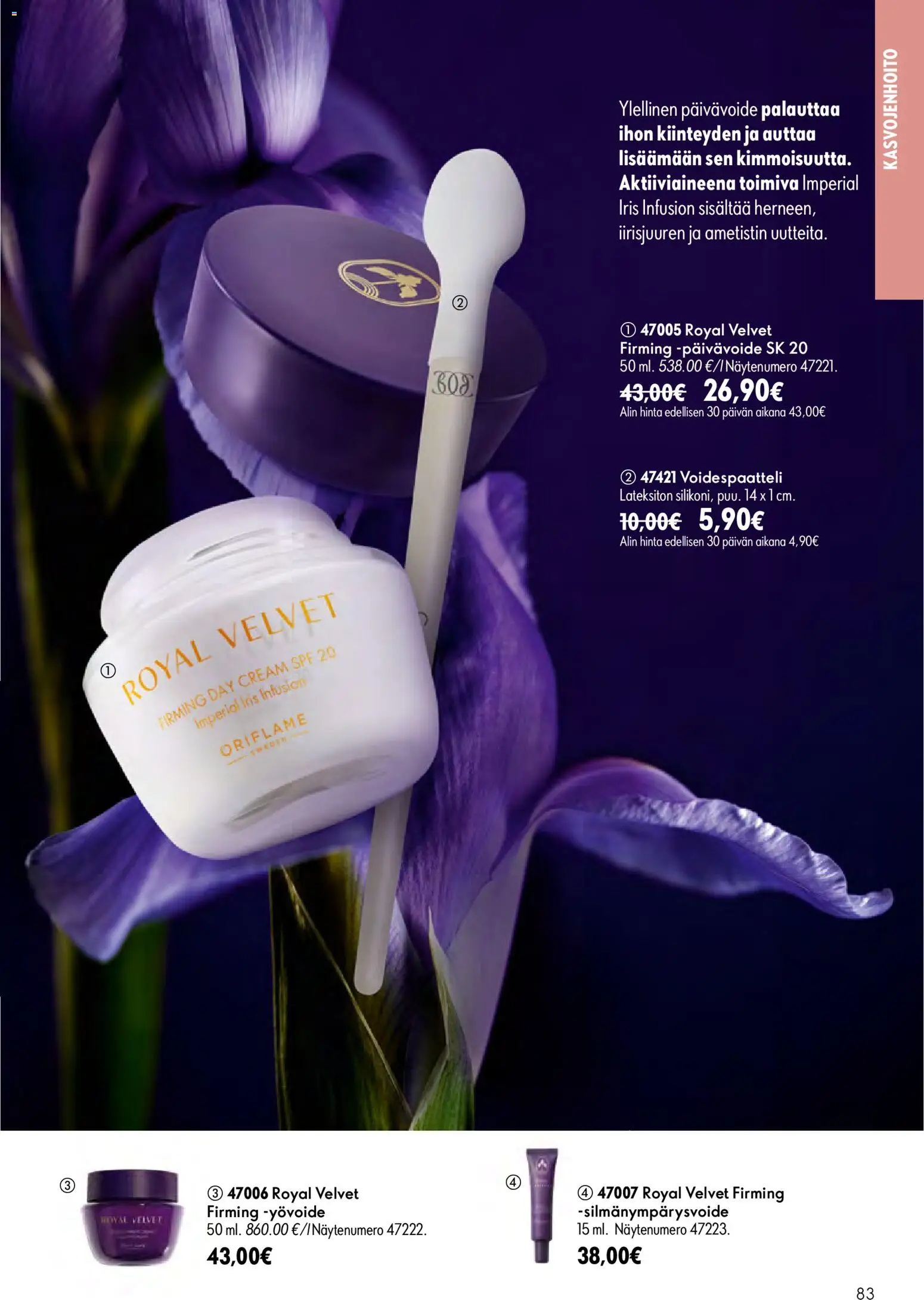 Oriflame - Esite 11 – voimassa 05/08/2026 alkaen | Sivu: 83 | Tuotteet: Yövoide, Silmänympärysvoide