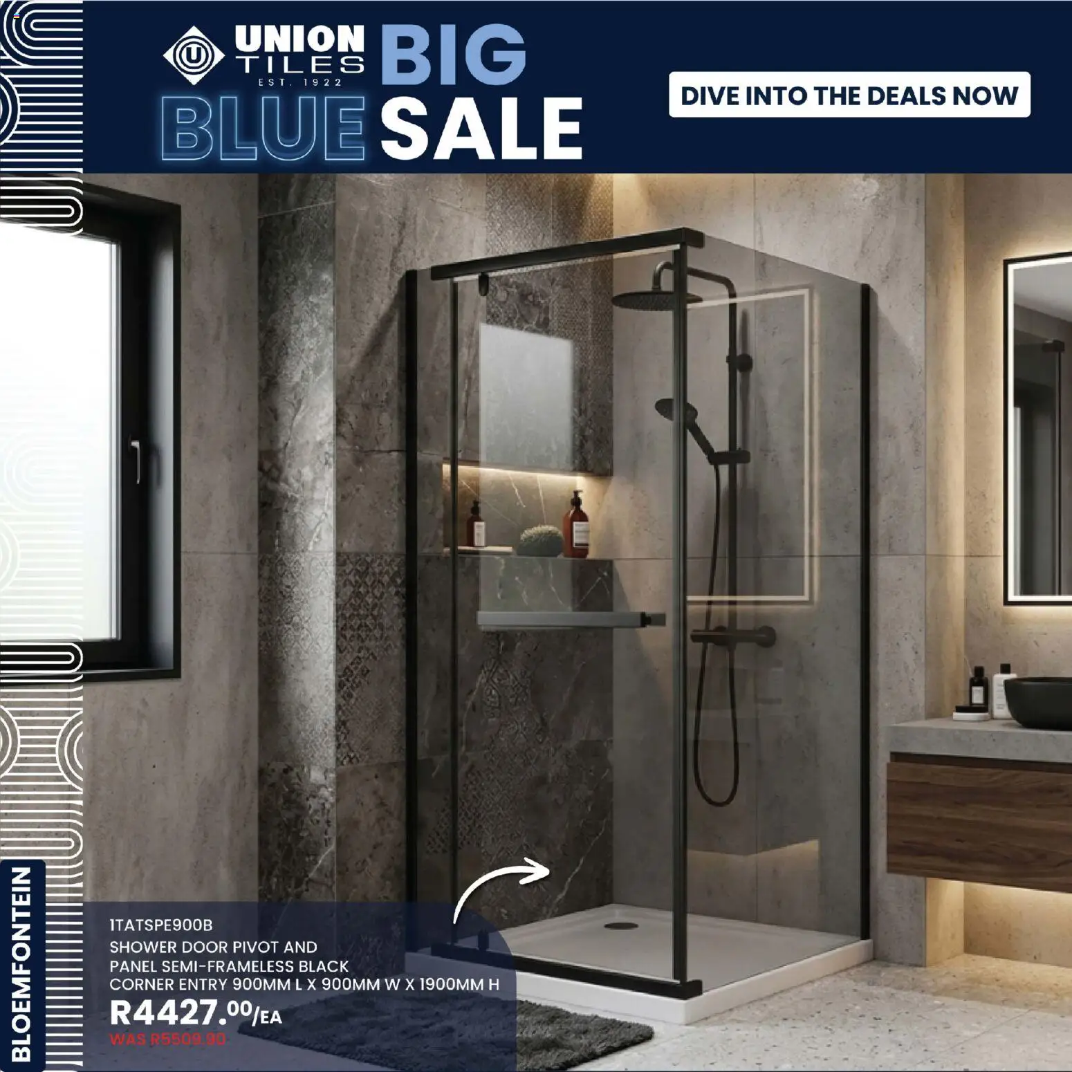 New Union Tiles catalogue – valid from 26.05.2026 | Page: 5 | Products: Shower