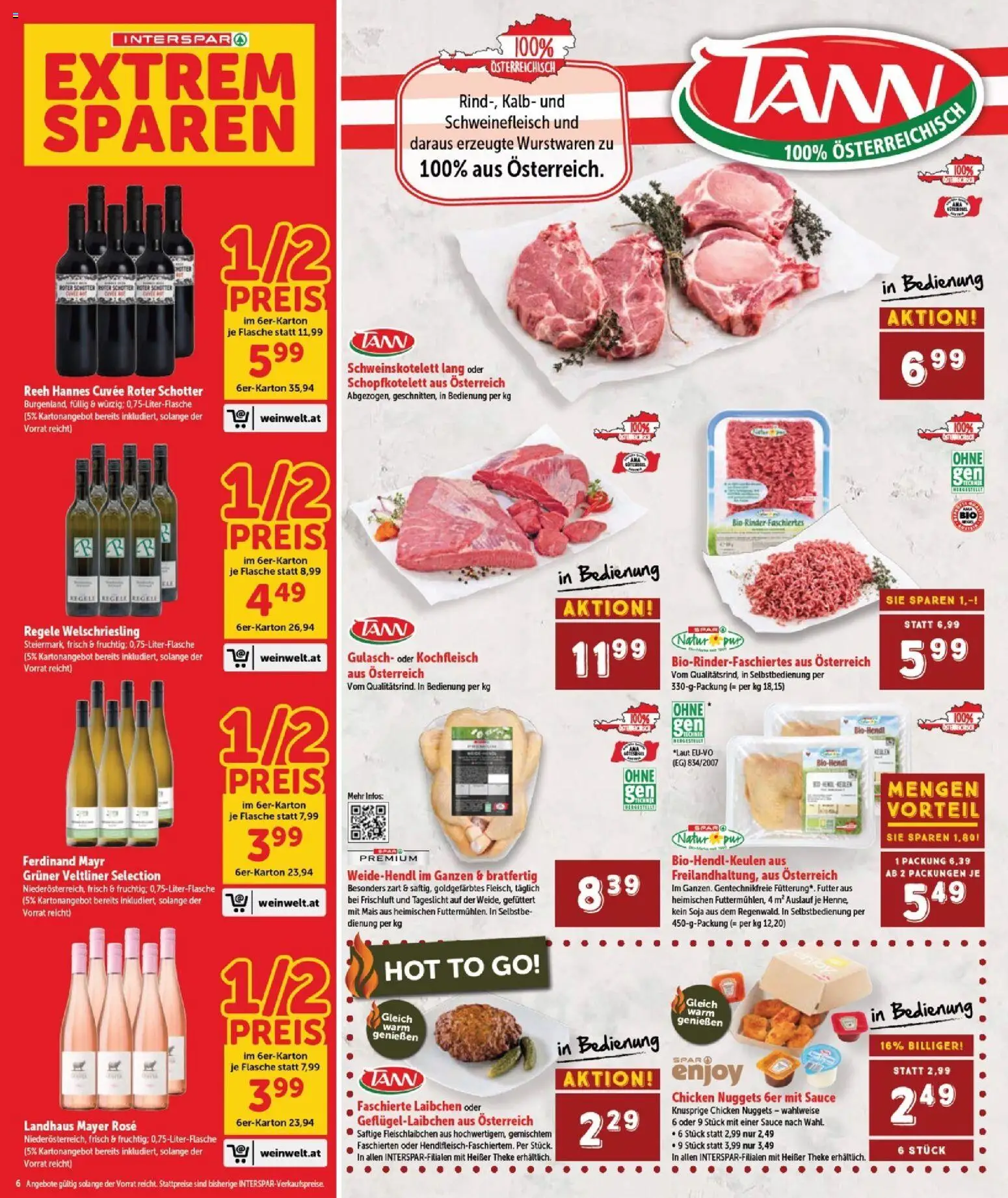 Interspar Flugblatt - Burgenland gültig ab 16.07.2026 | Seite: 7 | Produkte: Schweinefleisch