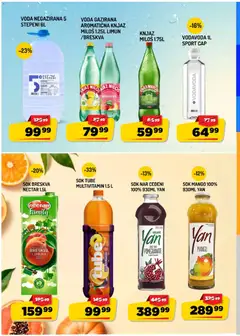 SOK NAR CEDJENI 100% 930ML YAN, Yan organic pure wild pomegranate juice 930ml - pregled Aman kataloga - važi od 31.07.2026 | Strana: 8 | Proizvode: Voda, Sok, Limun, Breskva