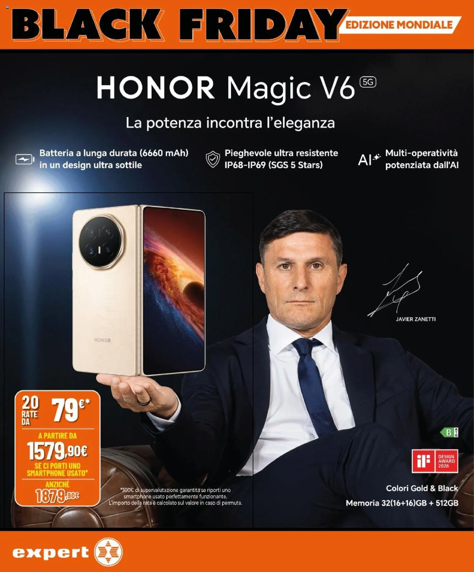Volantino Expert del 02/07/2026 | Pagina: 9 | Prodotti: Smartphone, Batteria
