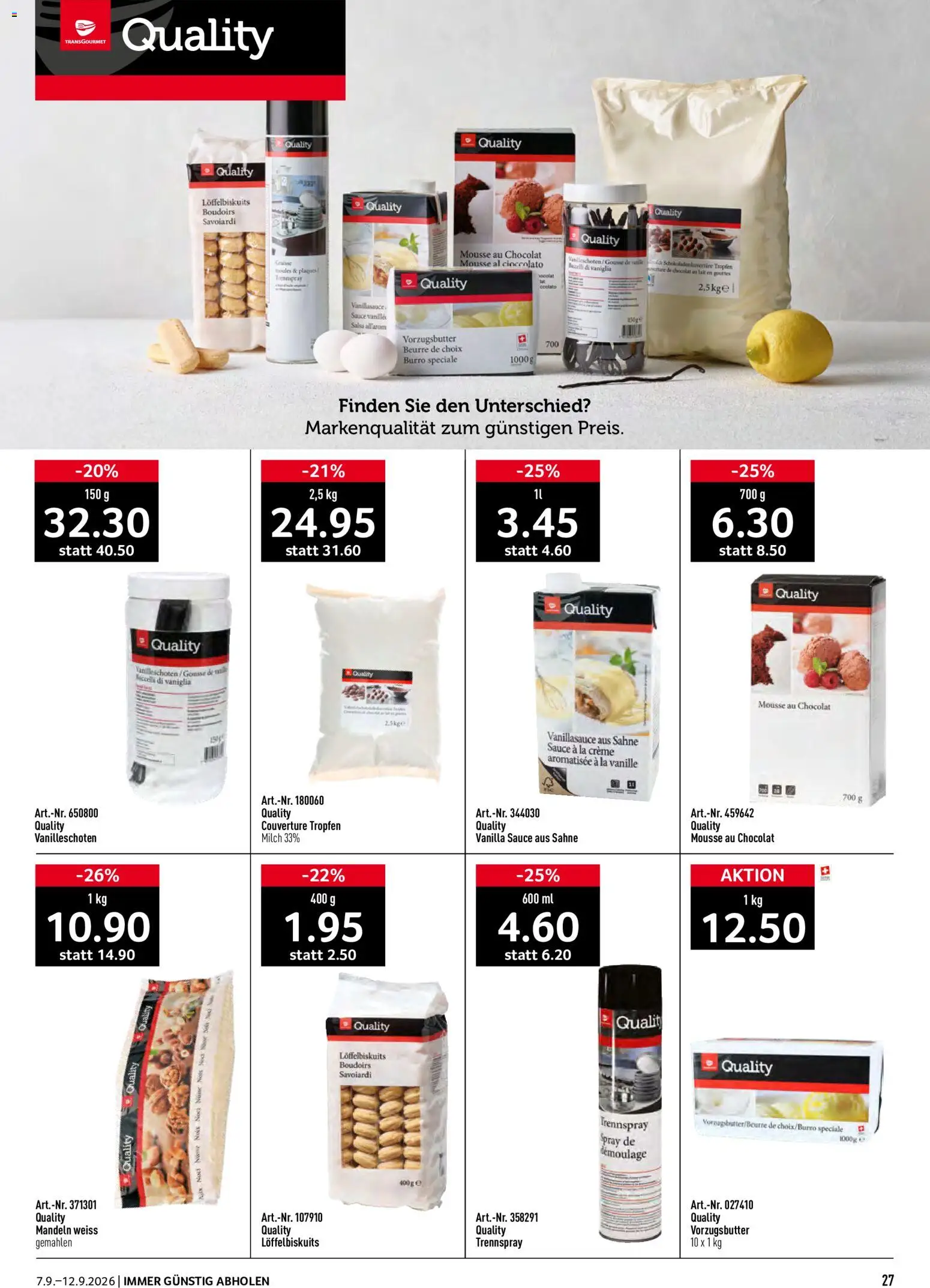 Prodega aktionen – gültig ab 07.09.2026 | Seite: 27