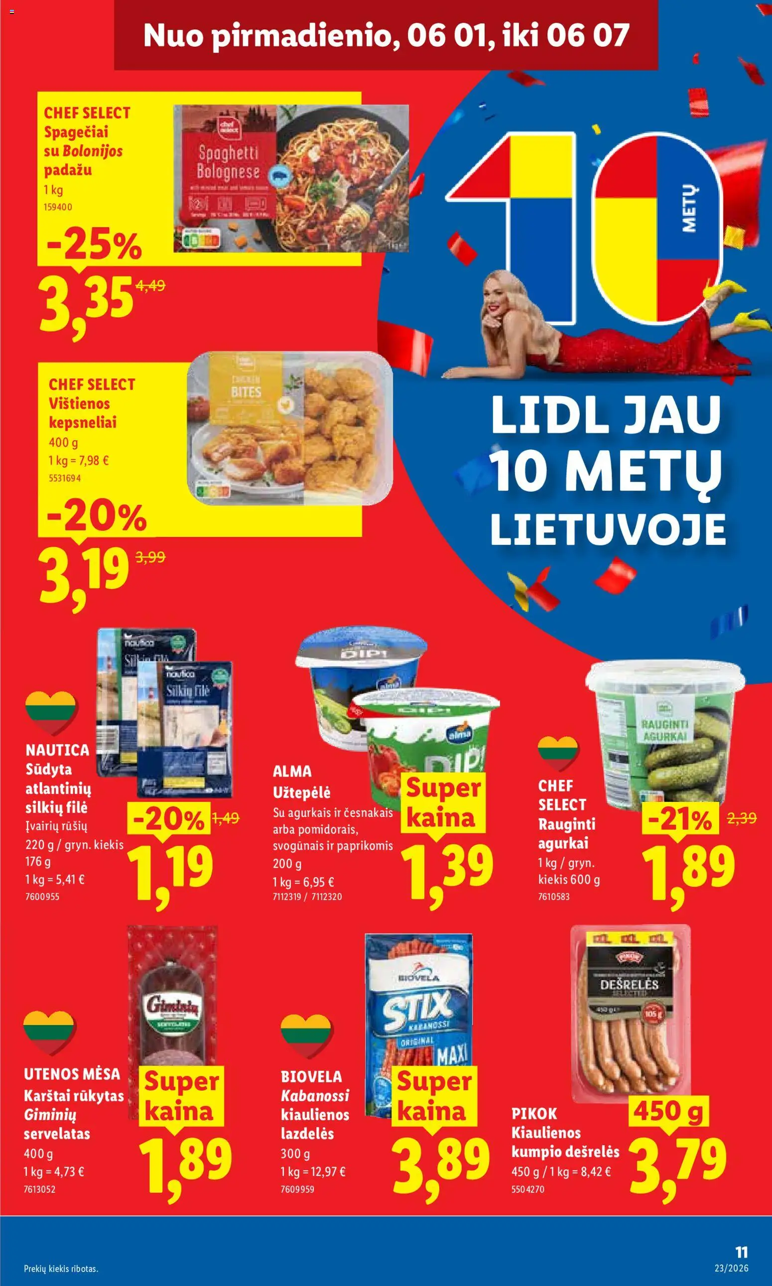 LIDL akcijos nuo 01.06.2026 | Puslapis: 11