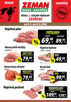 Náhled letáku Prodejny Zeman leták od 04.05.2026