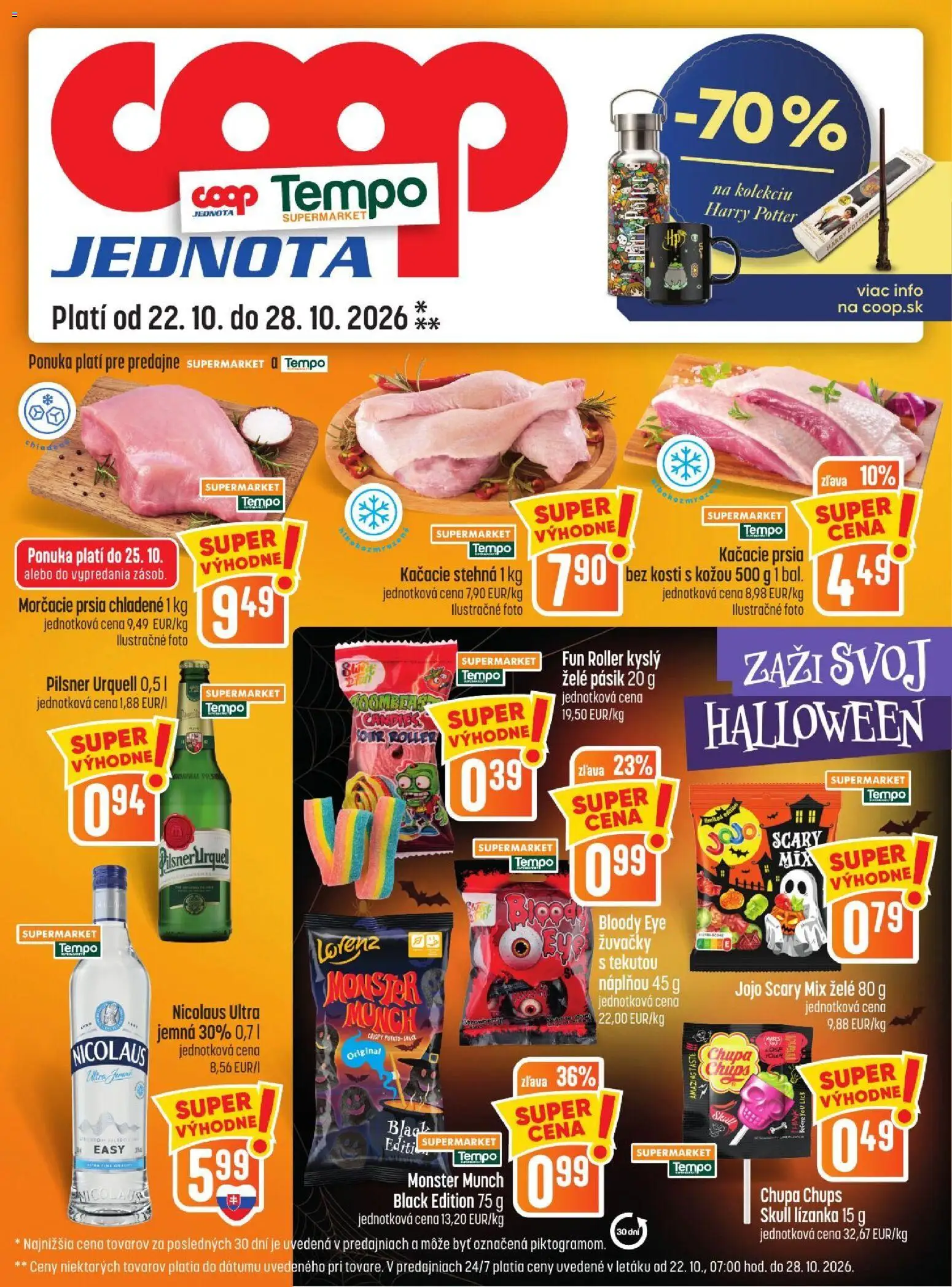 Nové COOP Jednota akcie – leták je platný od 22.10.2026 | Strana: 13