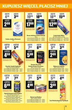 Pogląd oferty "Auchan gazetka - ATAC Hiper Discount" - ważna od 25.06.2026 | Strona: 3 | Produkty: Czekolada milka, Karma dla kota, Makaron, Ogórki konserwowe