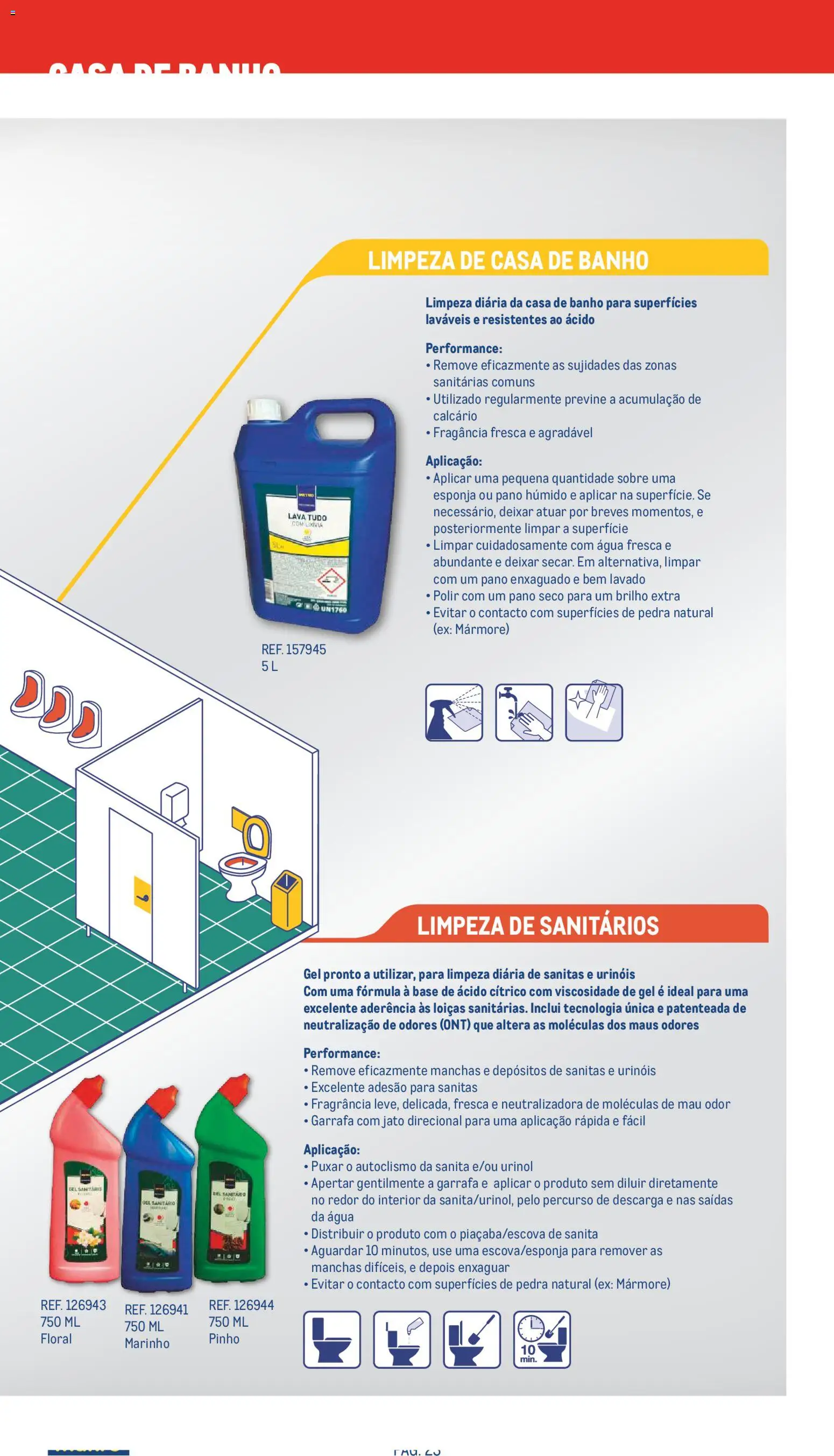Makro Especial Limpeza 2026 │ válido de 20.05.2026 | Página: 23 | Produtos: Agua, Esponja, Base, Casa de banho